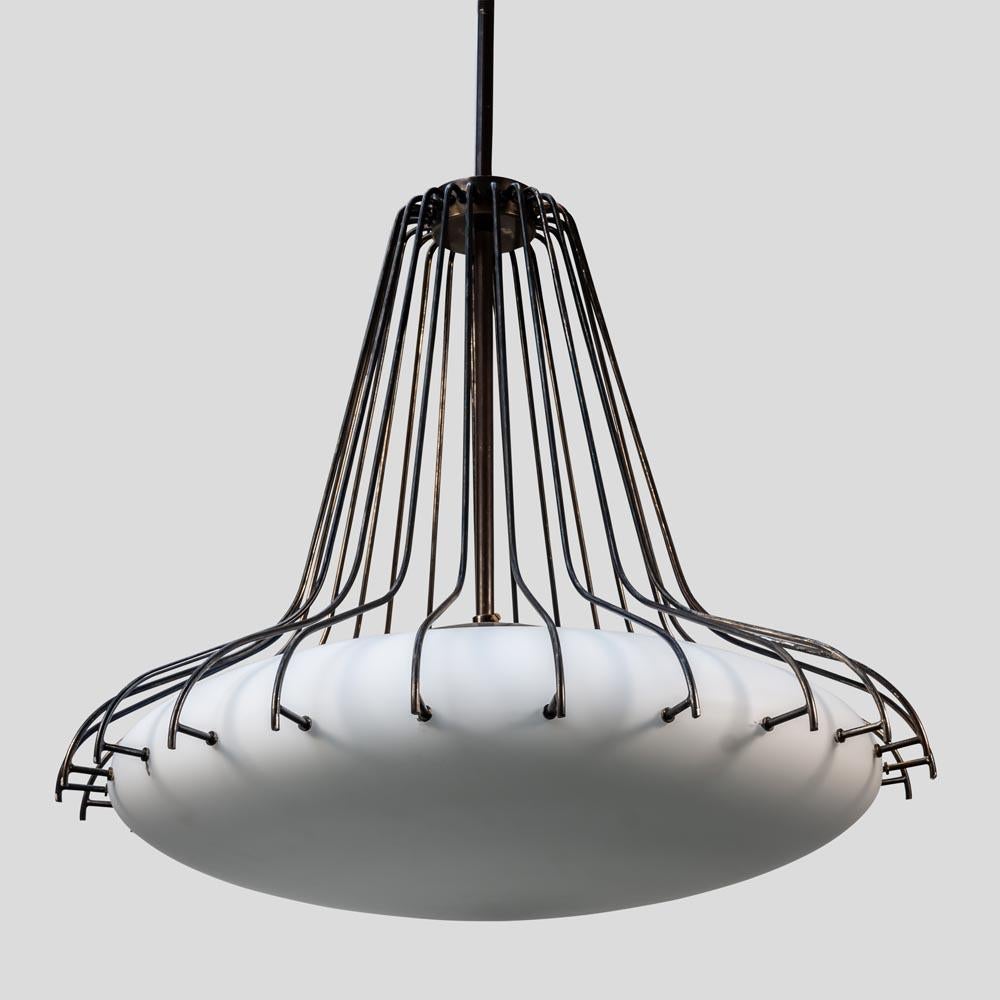 1960s Italian Design Medusa Light in the Style of Angelo Lelli In Good Condition In London, GB