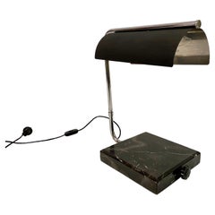1960er Jahre Italienische Schreibtischlampe mit Marmorsockel