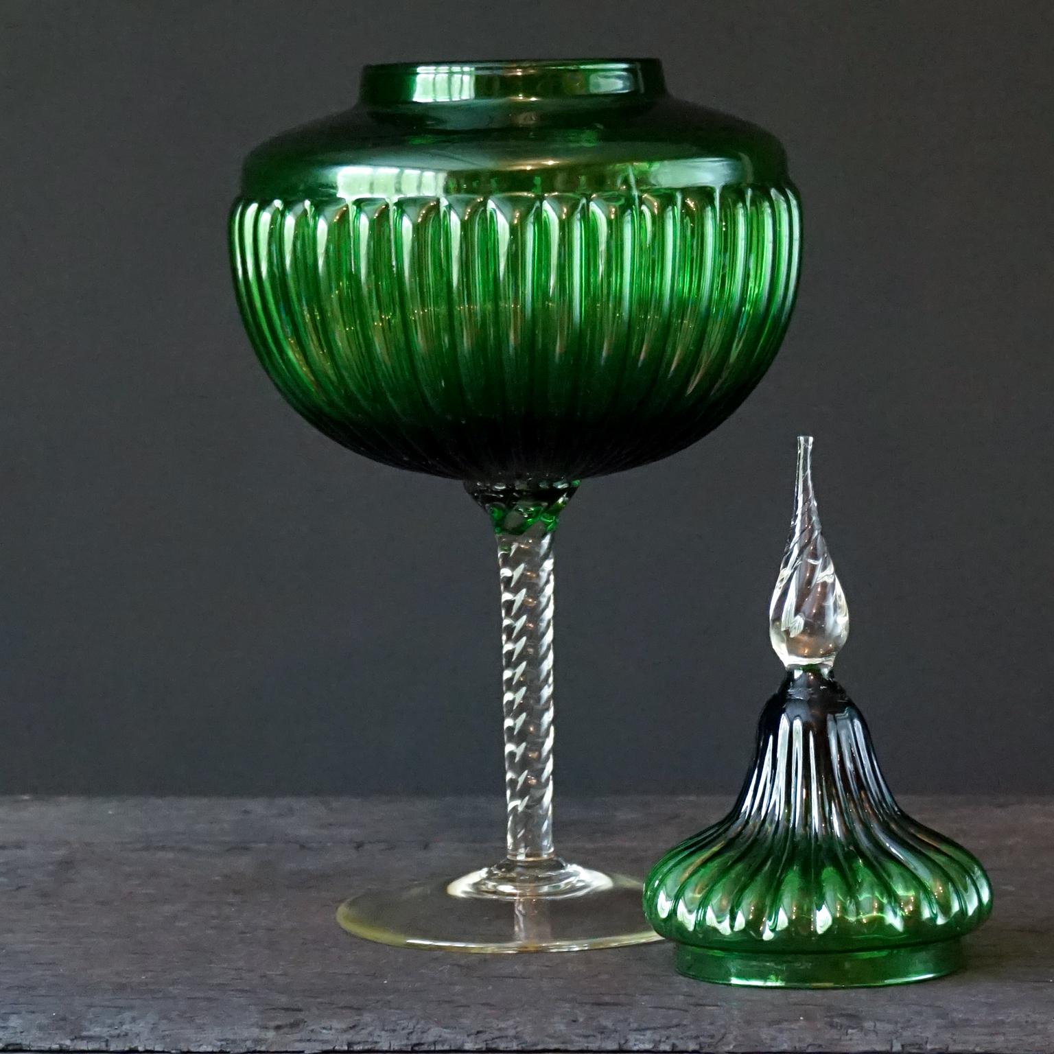 empoli glass genie bottle