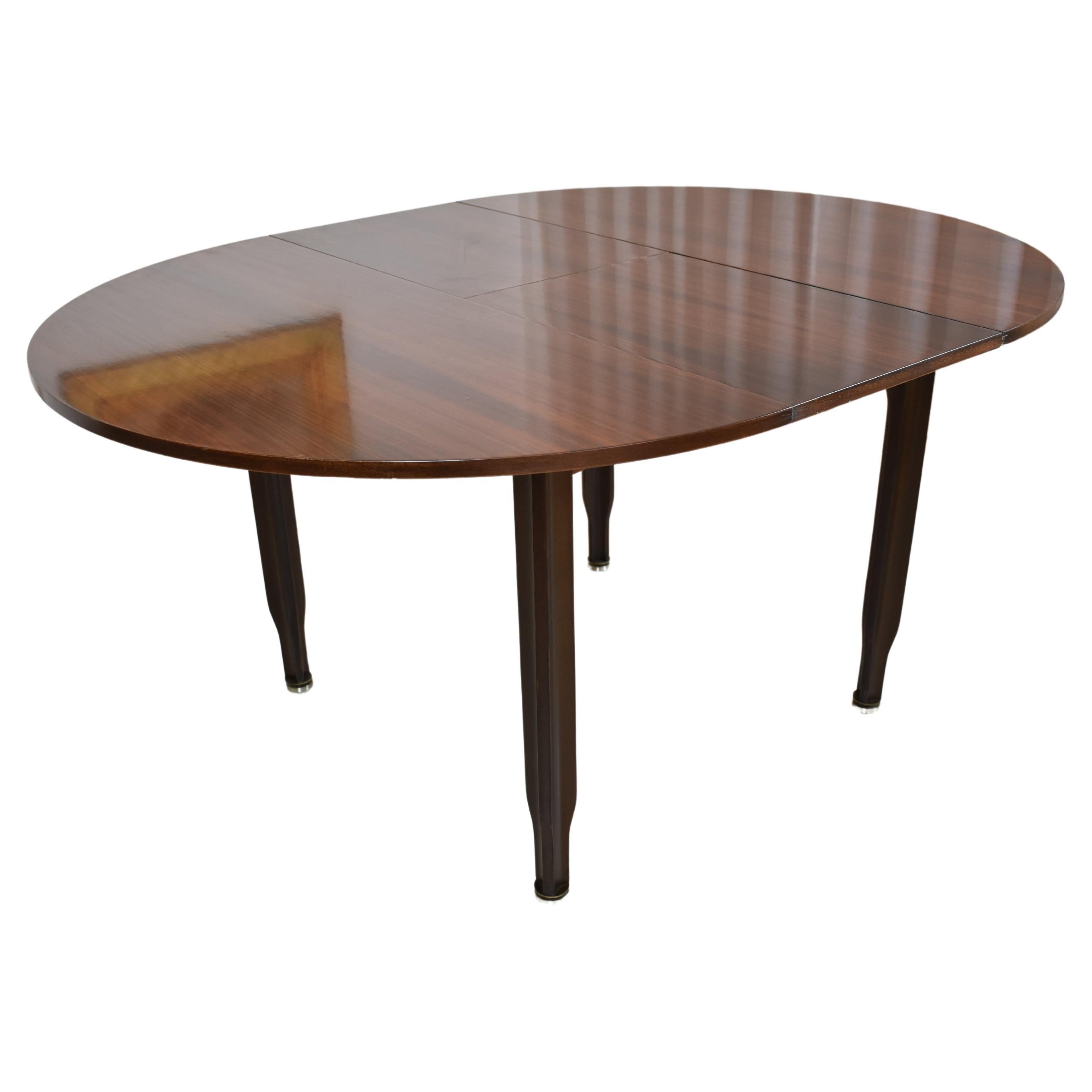  1960's Italian Extendable Dining Table by Gigi Radice  For Sale