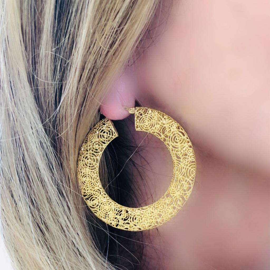 1960s hoop earrings
