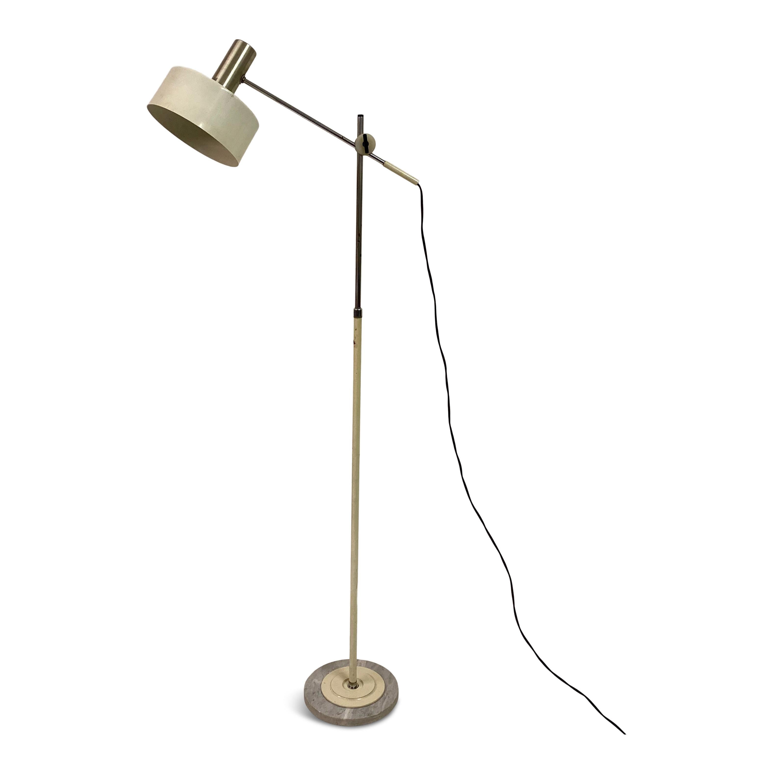 Floor lamp

White aluminium shade

Steel stem

Marble base

Adjustable

Italy 1960s

Dimensions are as per first photo

 

