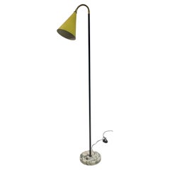 Retro 1960s Italian Floor Lamp with Marble Base