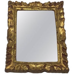 1960s Italian Florentine Rectangular Mirror