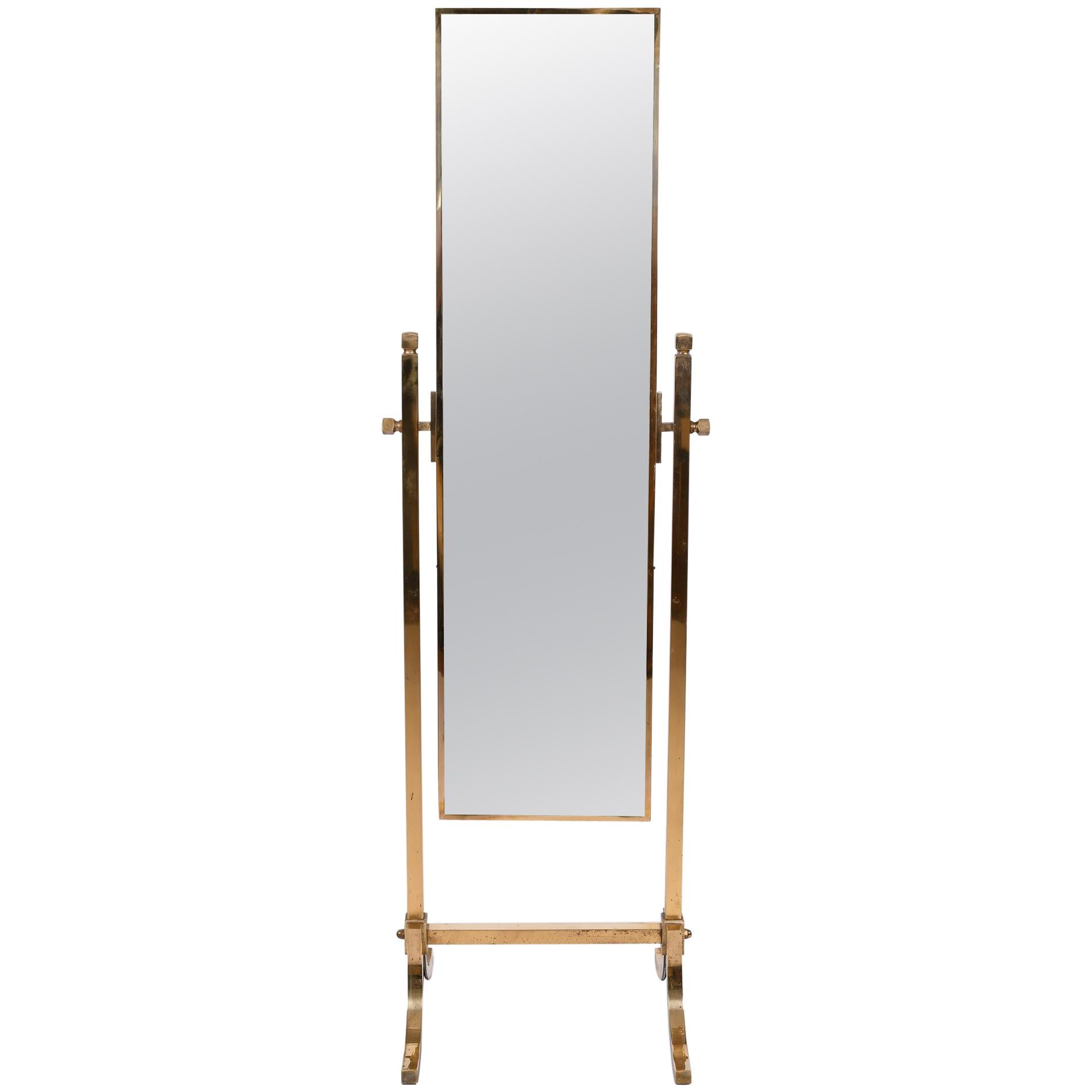 1960s Italian Freestanding Dressing Mirror
