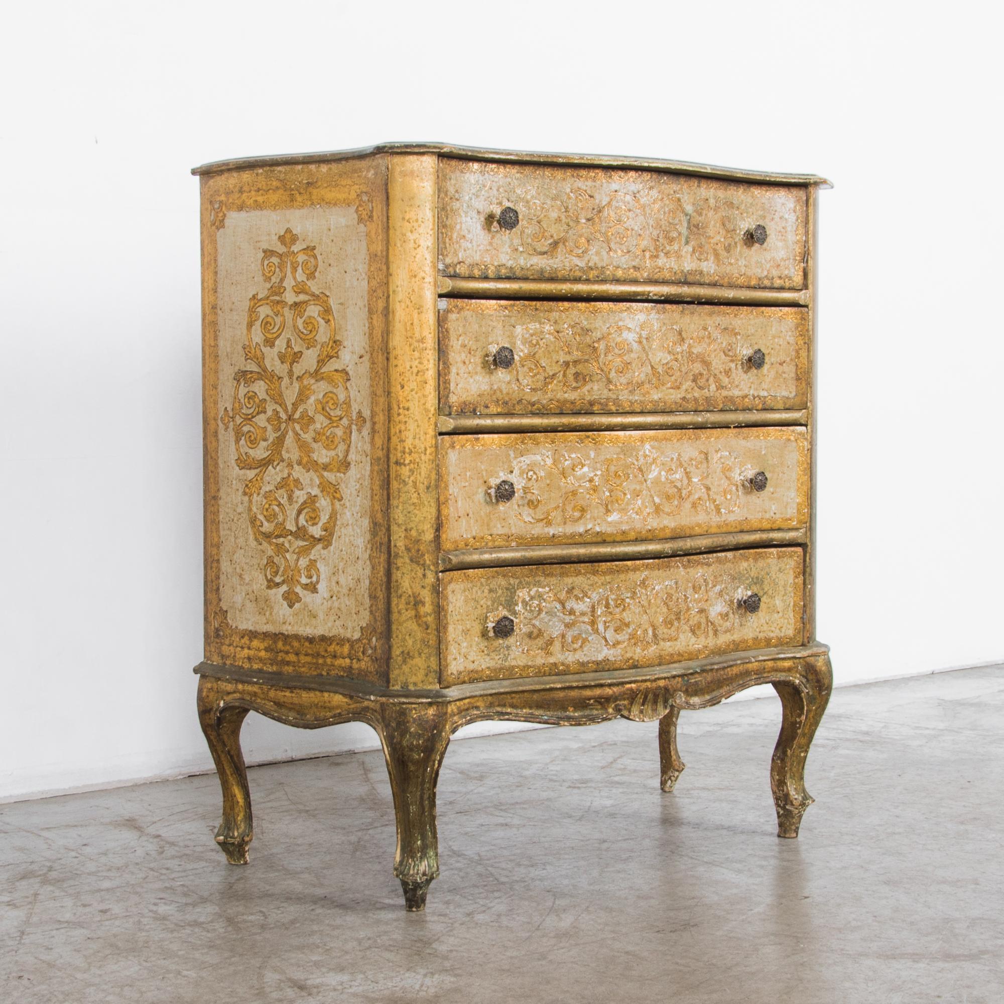 1960s Italian Gilded Chest of Drawers 7