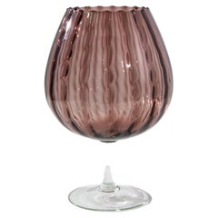 Retro 1960s Italian Glass Goblet