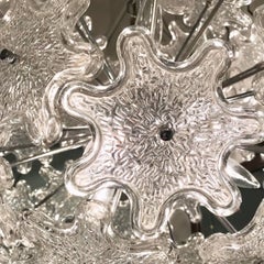 1960s Italian Glass Sputnik Chandelier