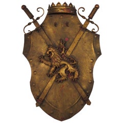 1960s Italian Iron Shield