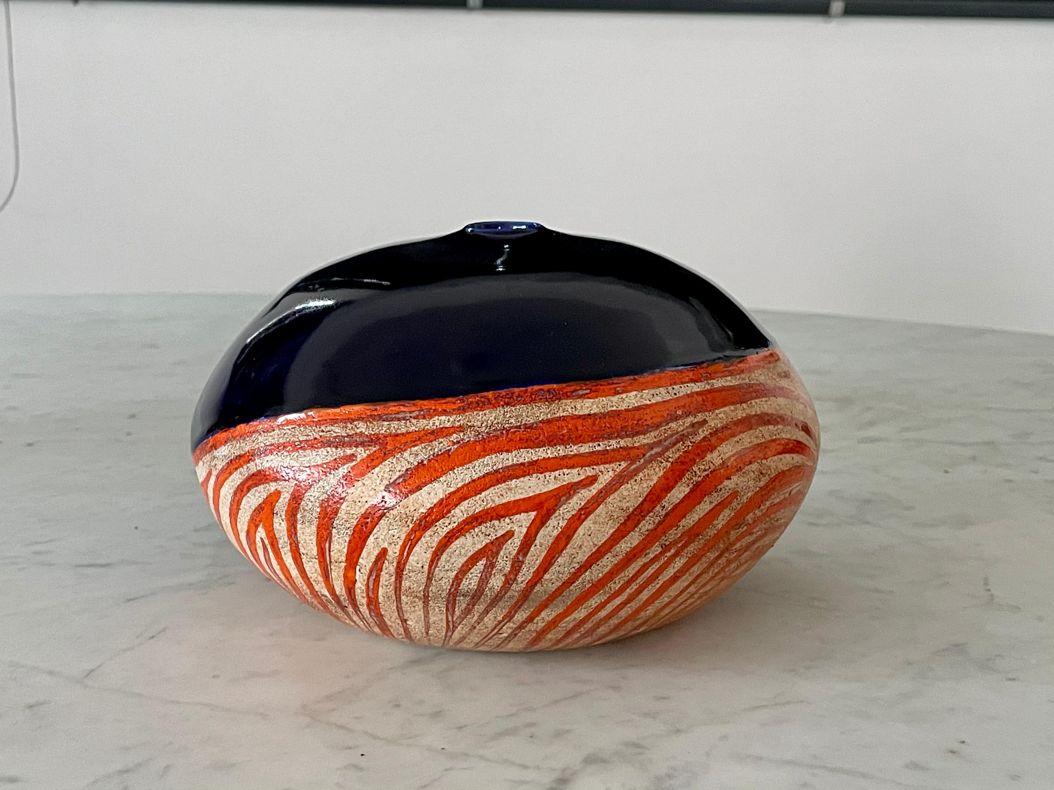 1960's Italian L Poli Ceramic Vase 6