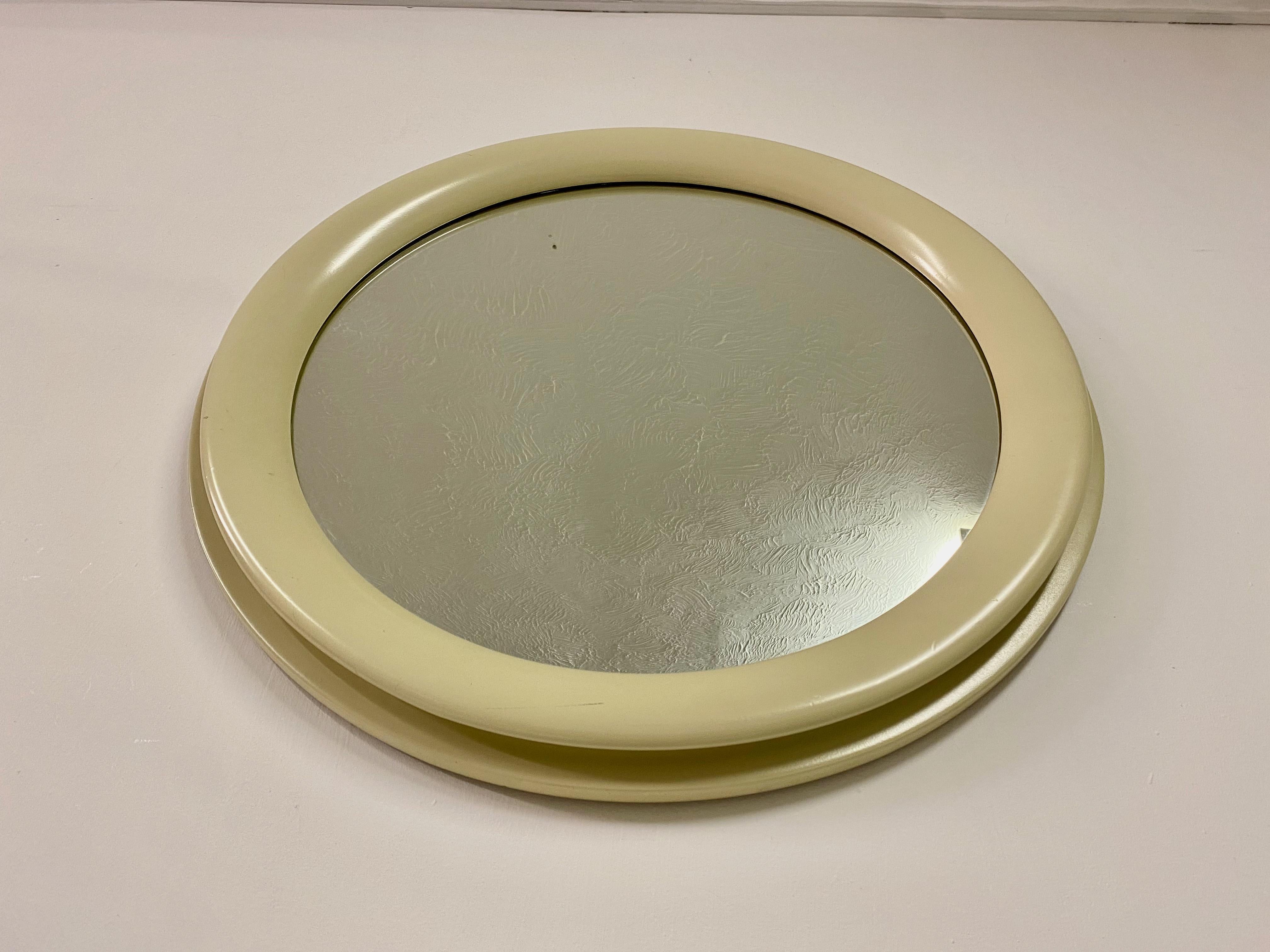 Mid-Century Modern 1960s, Italian, Lacquered Mirror For Sale