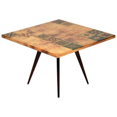 1960’s Italian Lacquered Parchment Coffee Table by Aldo Tura