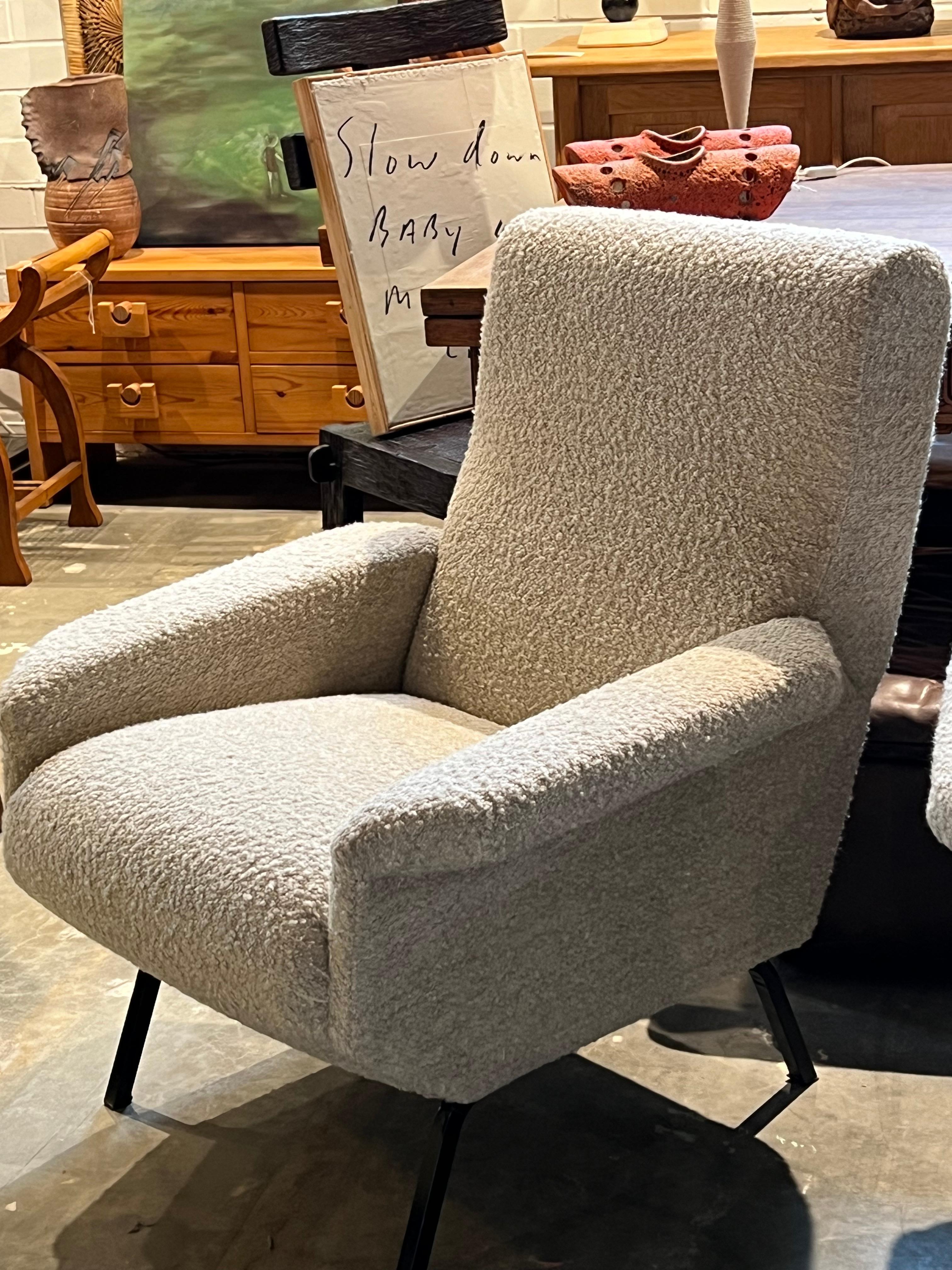 Mid-Century Modern 1960’s Italian Lounge Chairs  For Sale