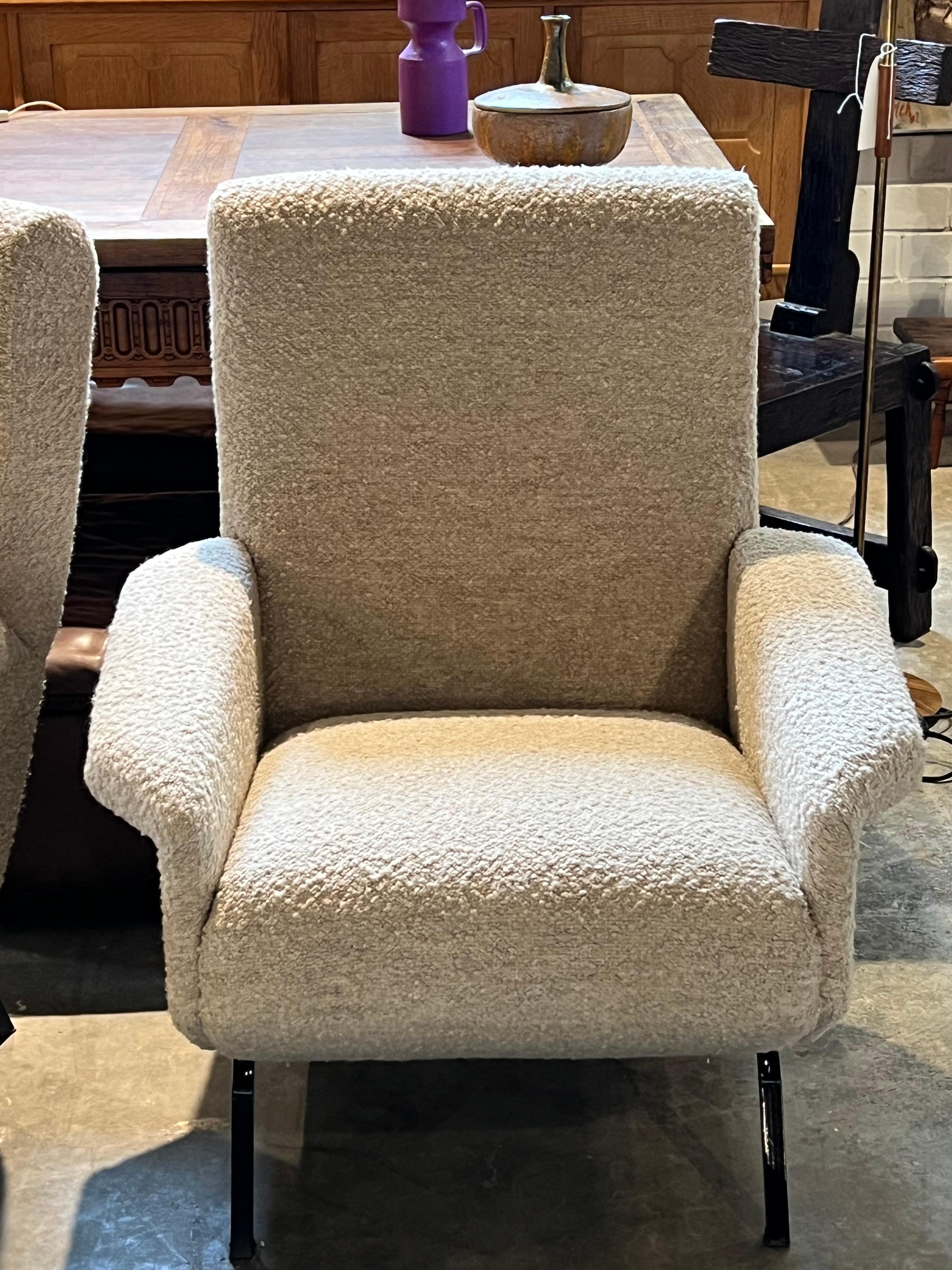 1960’s Italian Lounge Chairs  In Good Condition For Sale In Chicago, IL