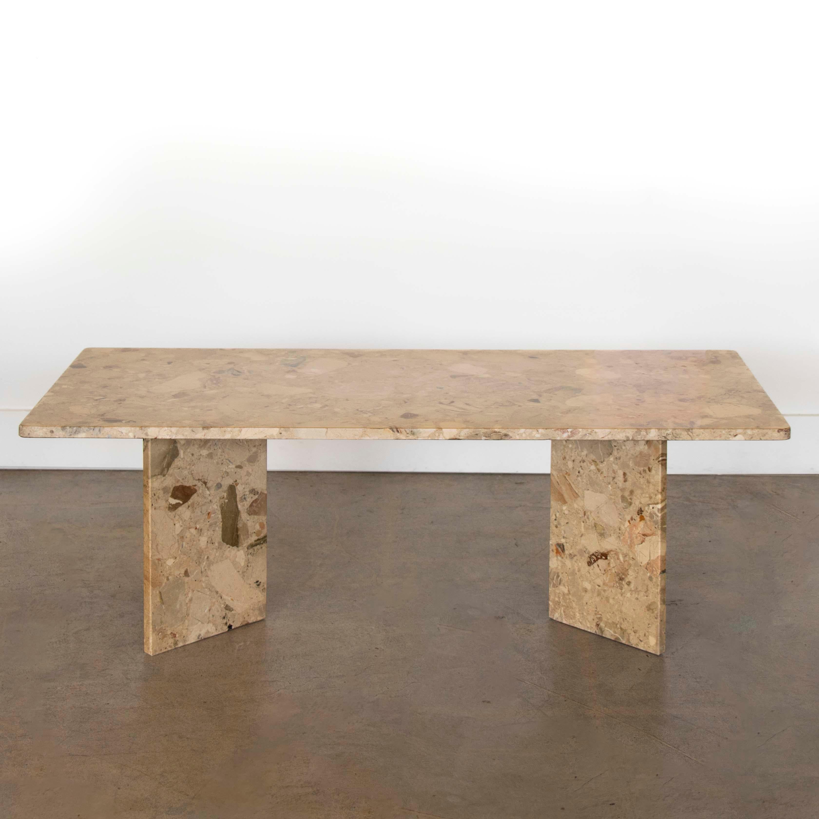 20th Century 1960s Italian Marble Coffee Table