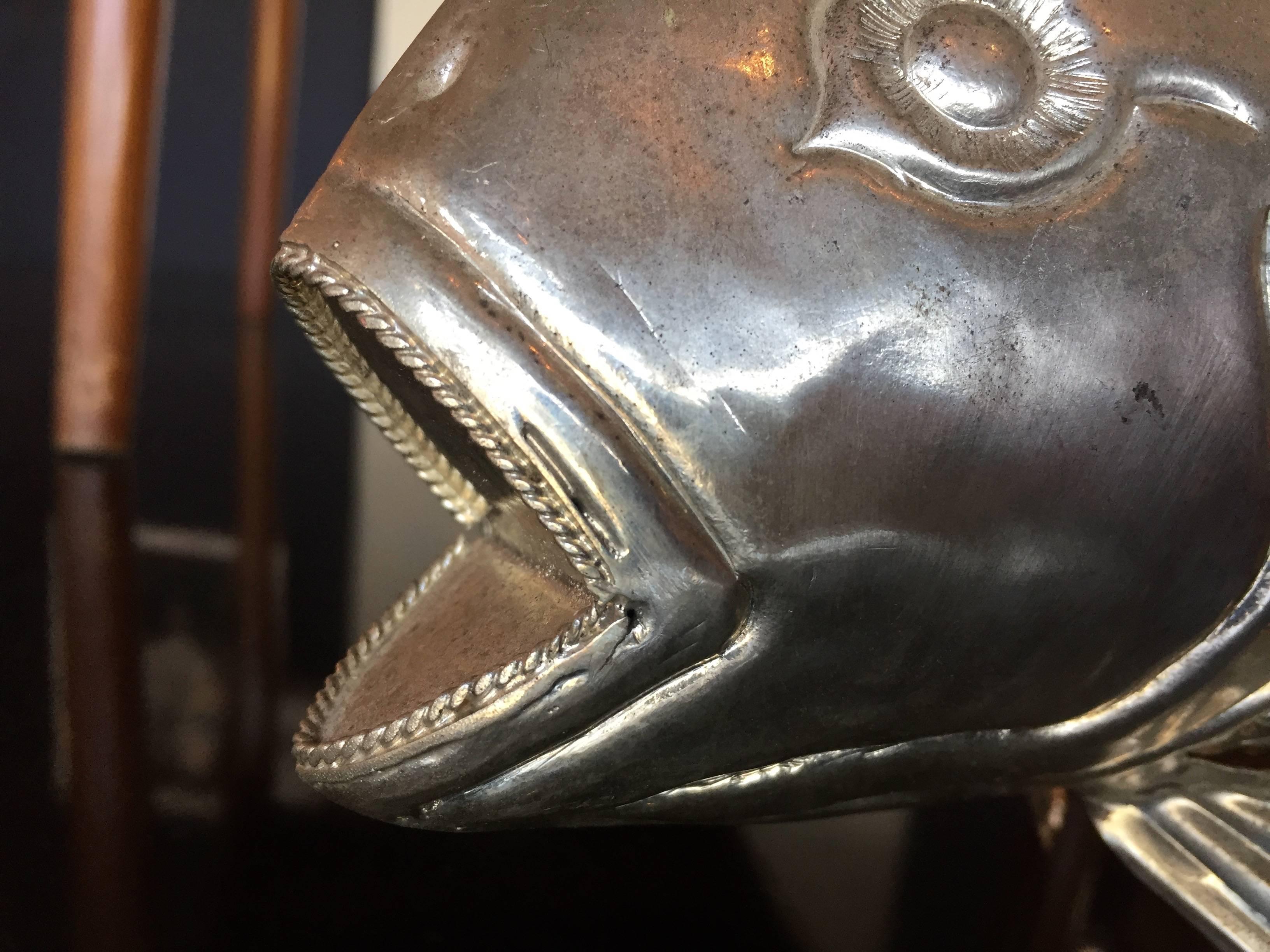 1960s Italian Metal Fish Sculpture 1
