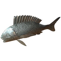 1960s Italian Metal Fish Sculpture