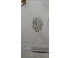 1960s Italian Mid-Century Modern Glass Chandelier