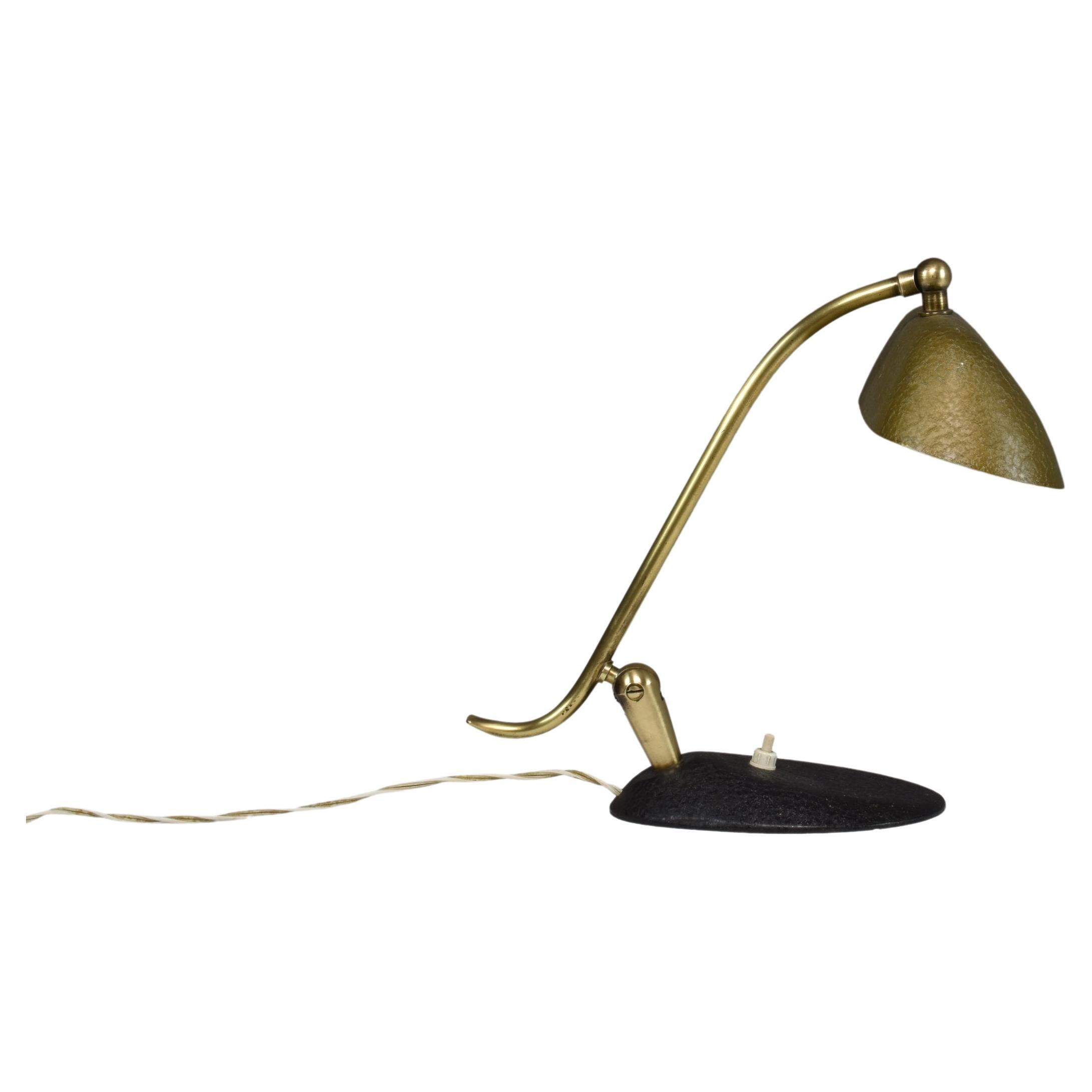 Eames TABLE LAMP ADJUSTABLE LG SHADEMid-Century ITALIAN Eames ARTELUCE Deco STILNOVO 