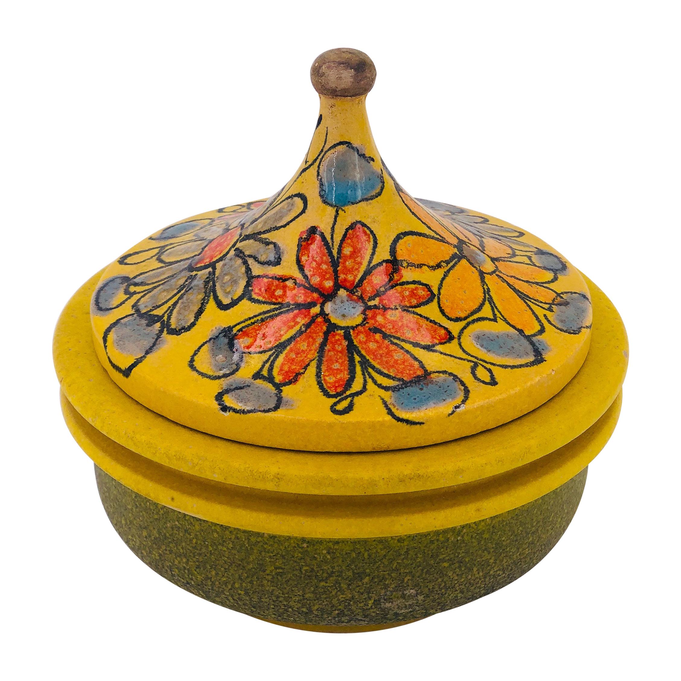 1960s Italian Midcentury Ceramic Box by Rosenthal Netter Bitossi