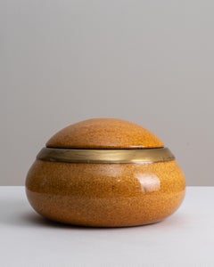 1960s Italian Modern Cork Ice Bucket