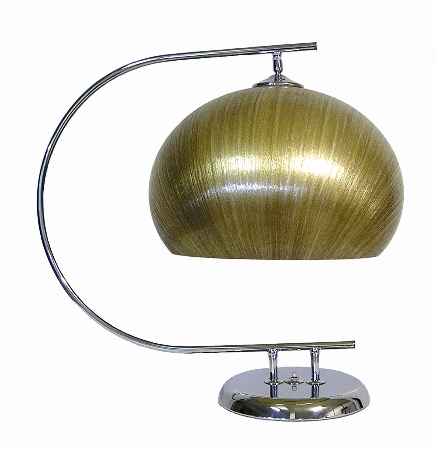 Spun 1960s Italian Modern Table Lamps by Harvey Guzzini For Sale