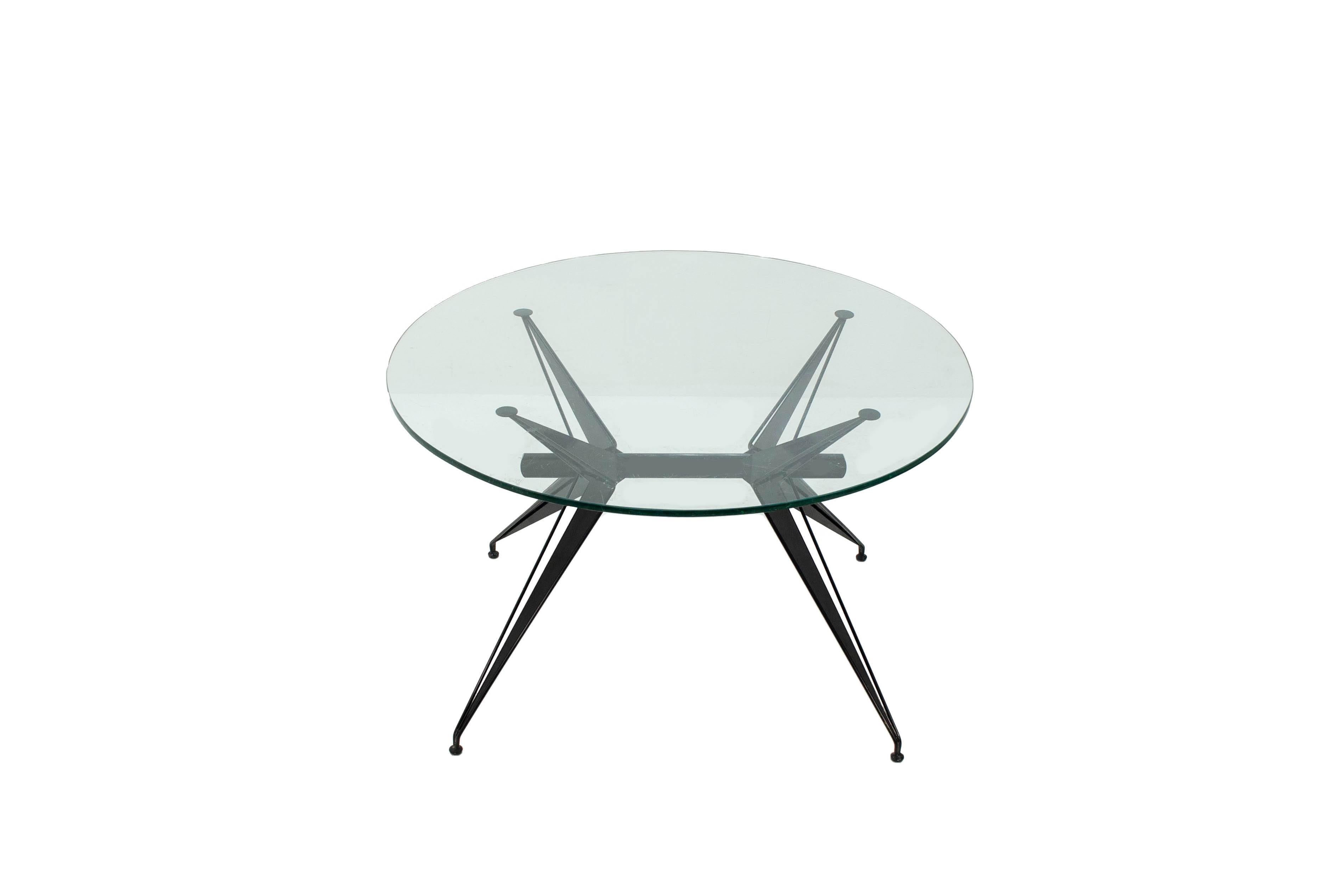 1960s Italian Modernist Table in the Style of Osvaldo Borsani for Tecno In Good Condition In Den Haag, NL