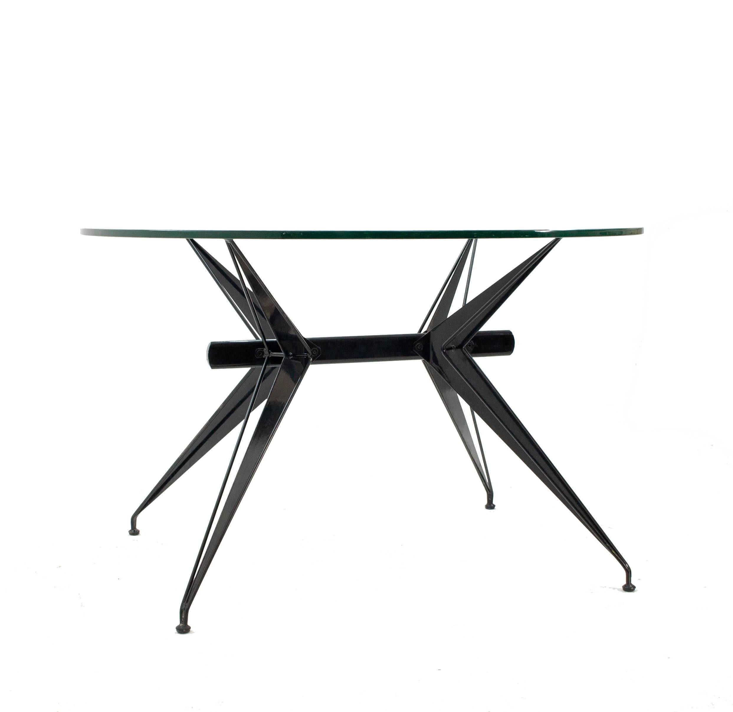 Mid-20th Century 1960s Italian Modernist Table in the Style of Osvaldo Borsani for Tecno