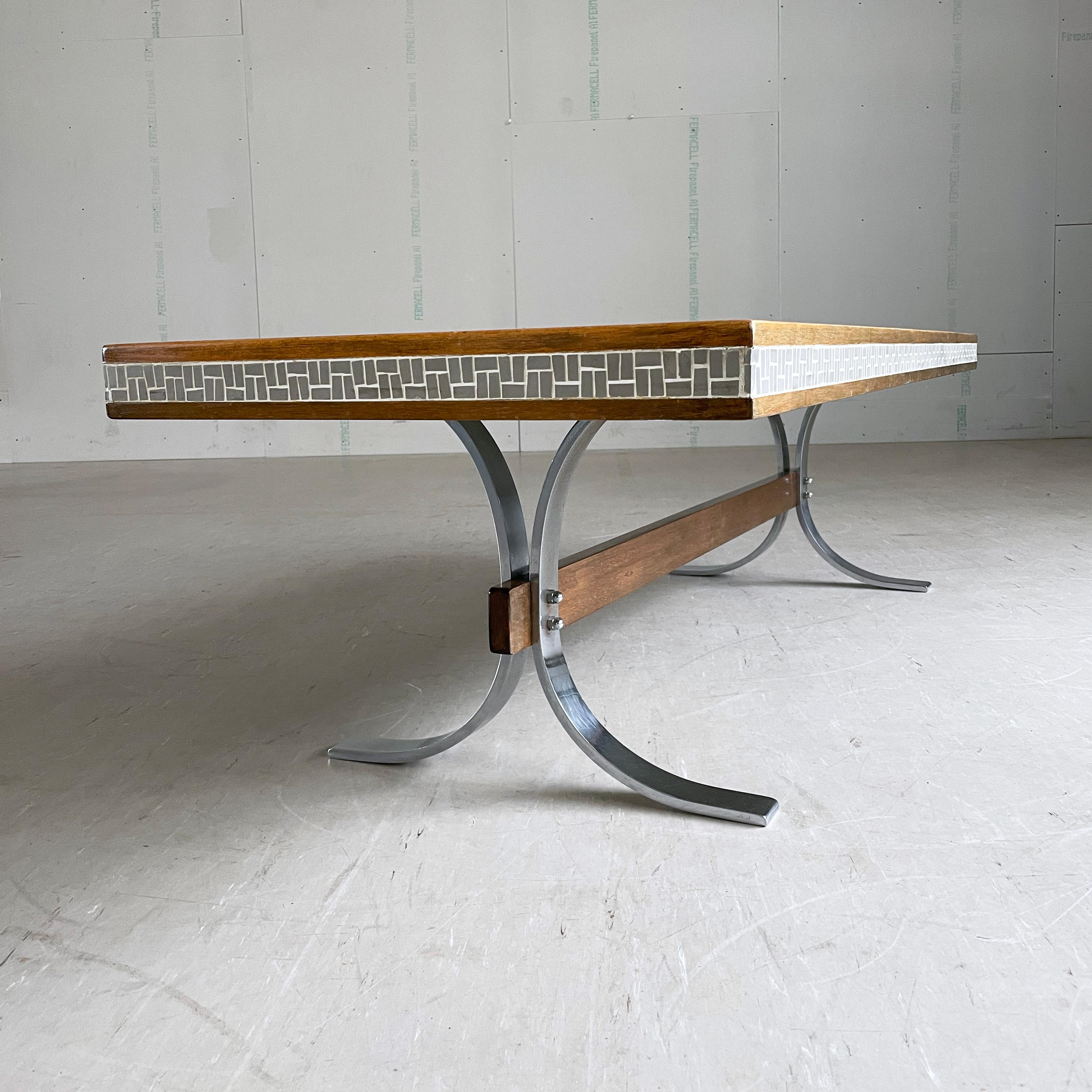 Italienischer Mosaik-Couchtisch aus den 1960er Jahren 7