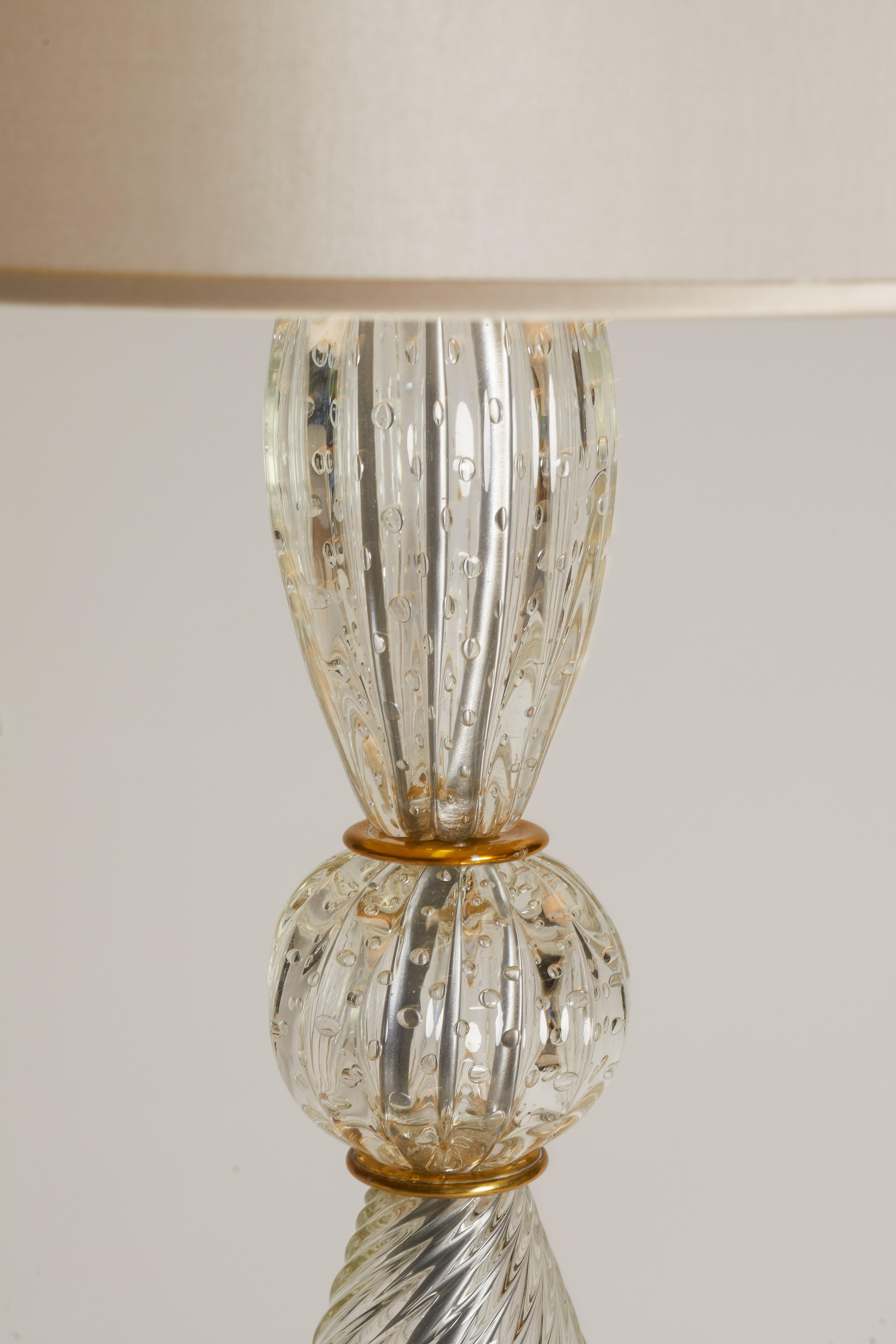 1960s Italian Murano Glass Floor Lamp In Good Condition In Aspen, CO