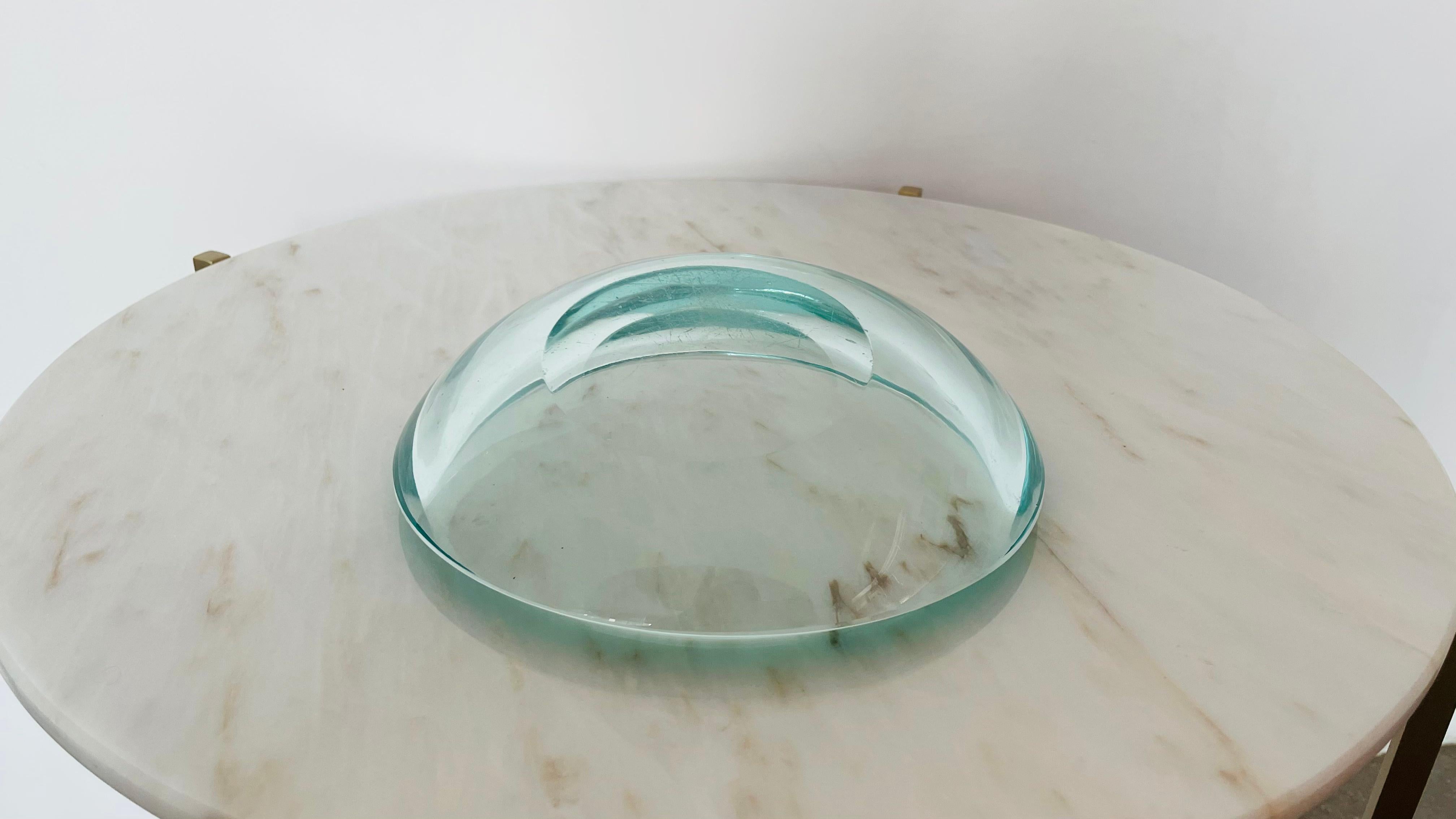 1960's Italian Murano Glass Fontana Arte Fruit Bowl 4
