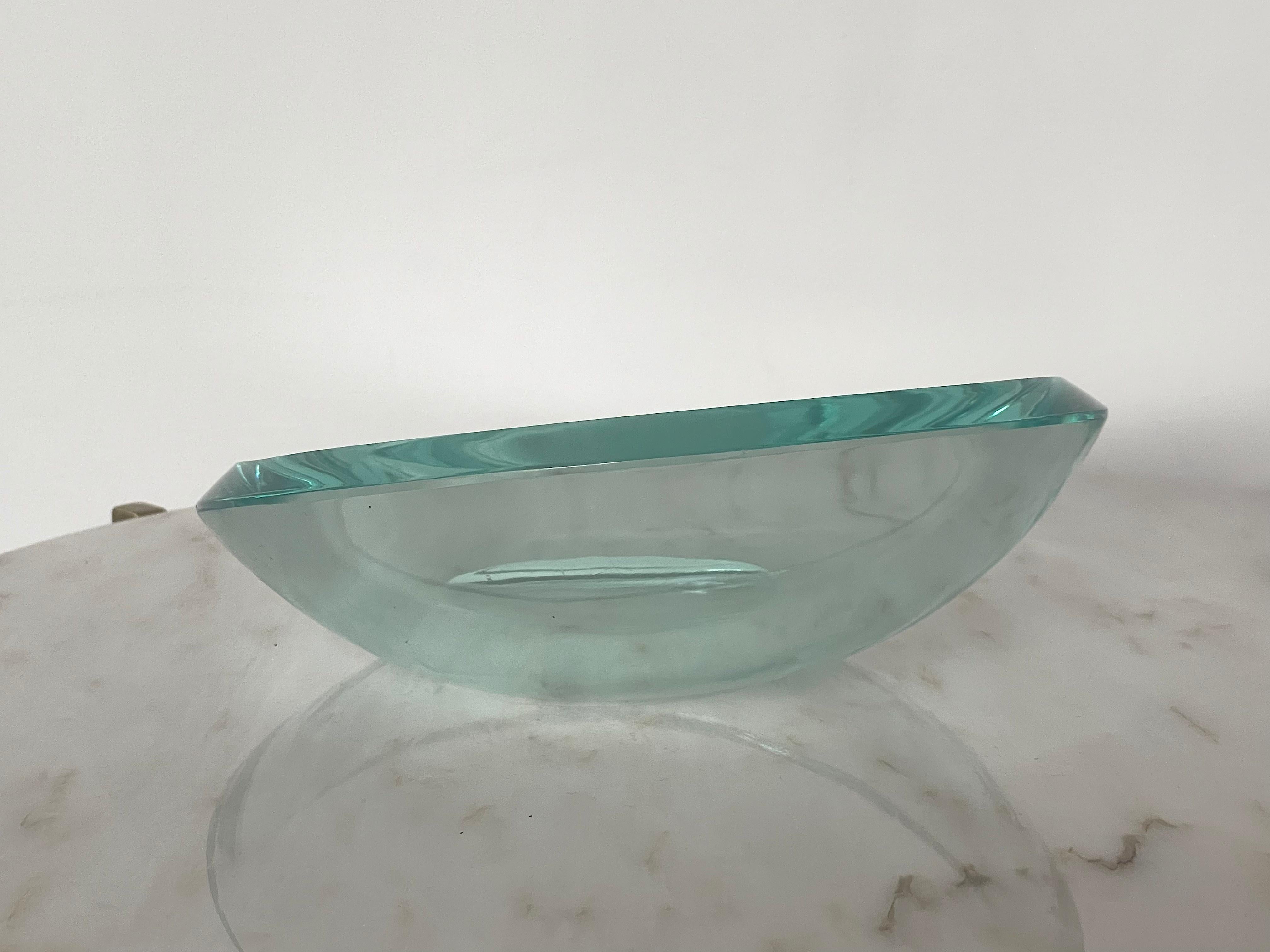 1960's Italian Murano Glass Fontana Arte Fruit Bowl 6
