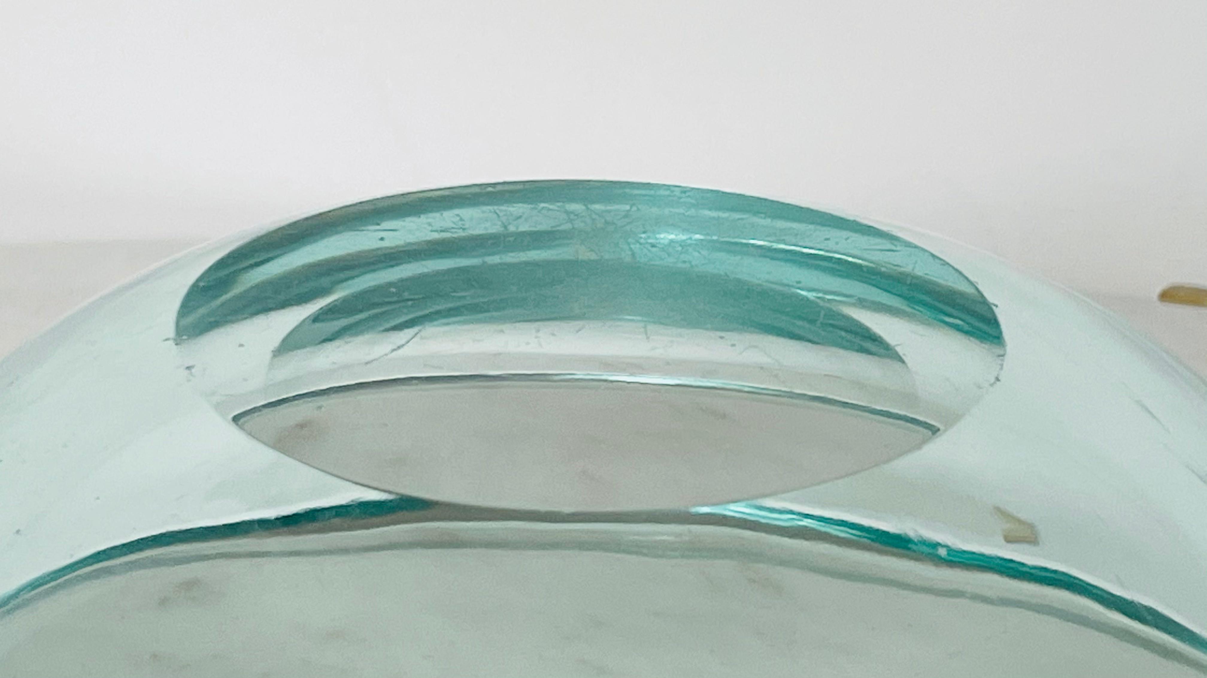 1960's Italian Murano Glass Fontana Arte Fruit Bowl 2