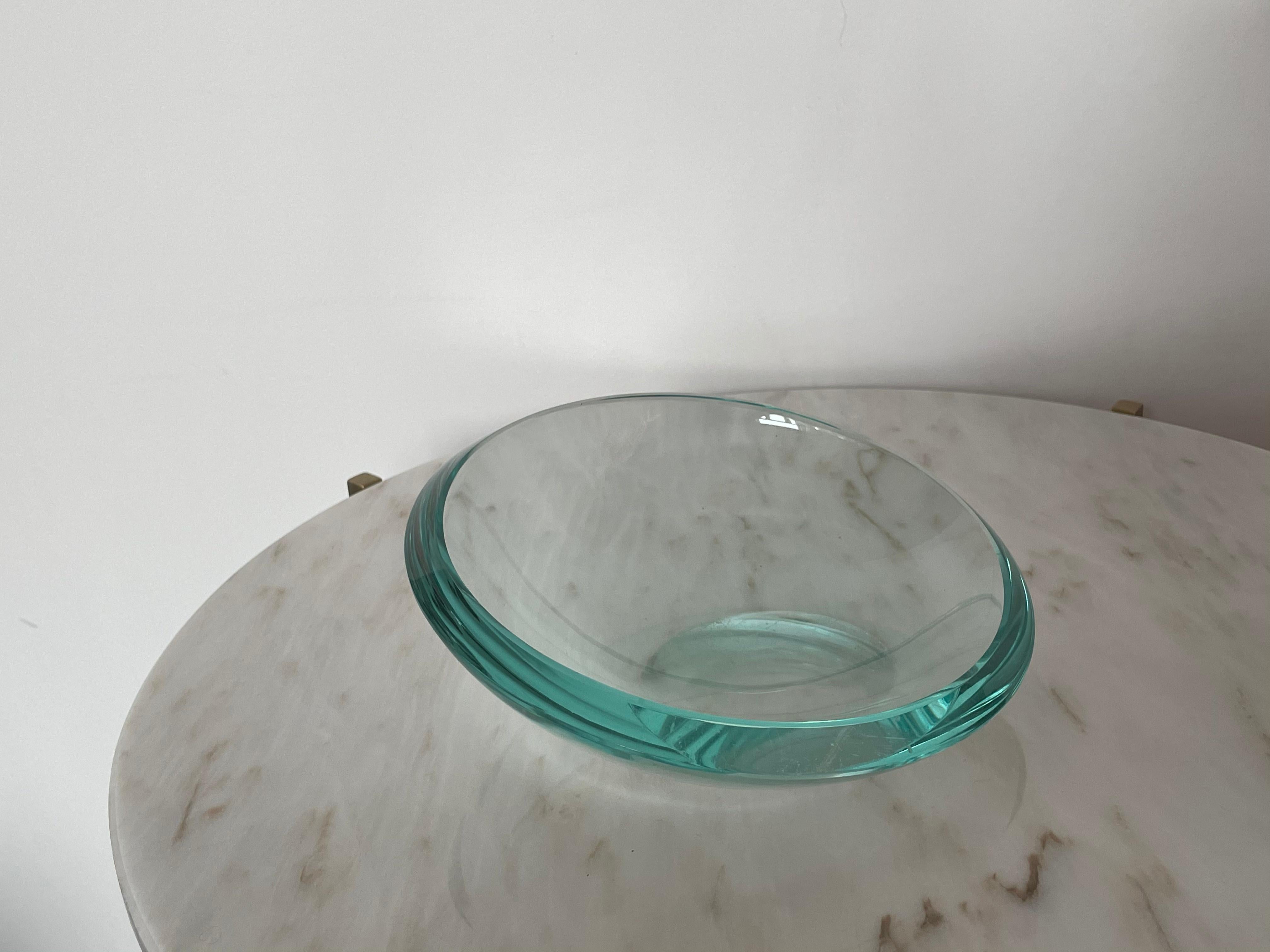 1960's Italian Murano Glass Fontana Arte Fruit Bowl 3