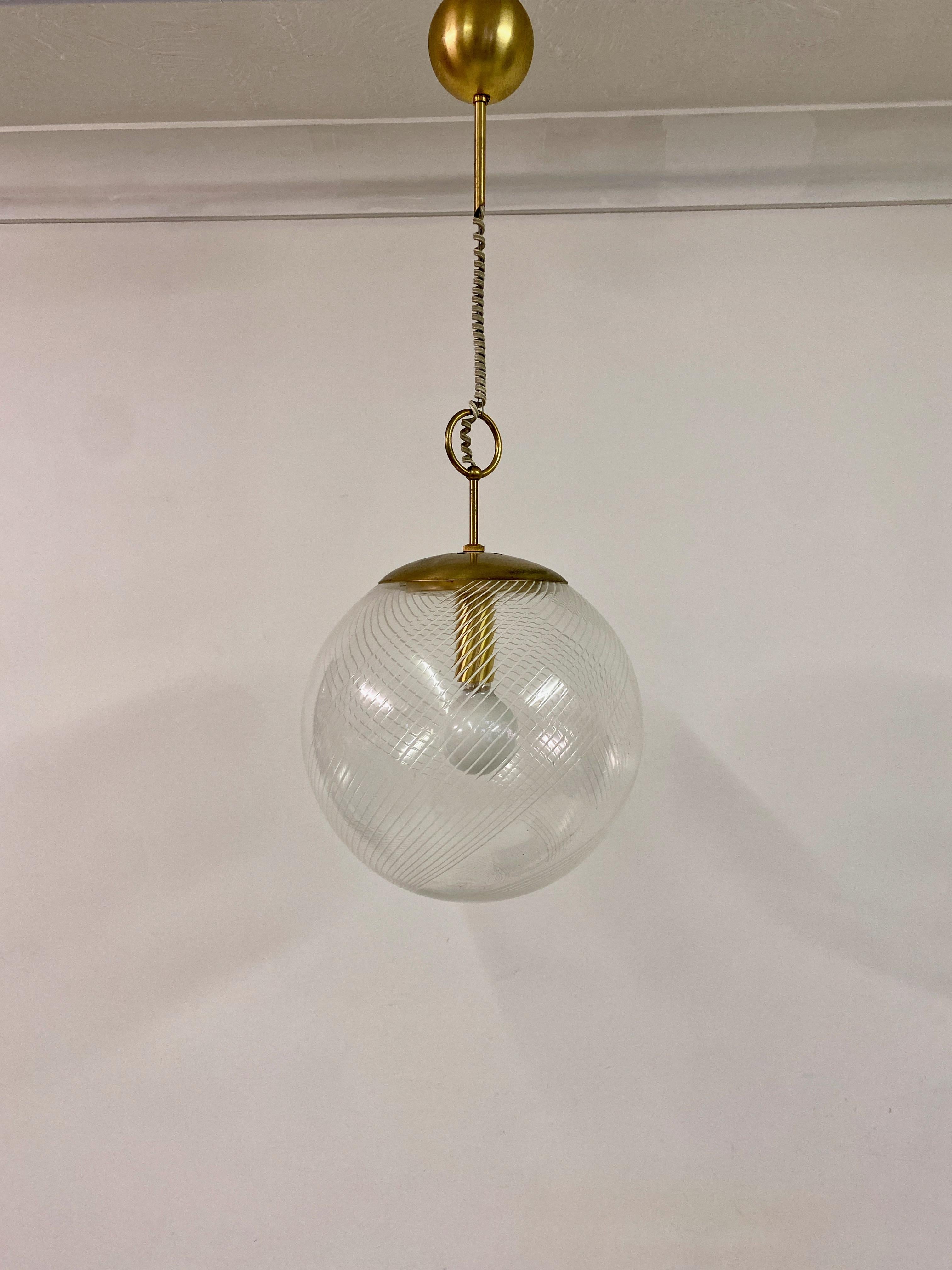 Plafond suspendu en verre Murano des années 1960 en vente 3