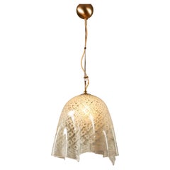 1960s Italian Murano Glass Handkerchief Chandelier by La Murrina