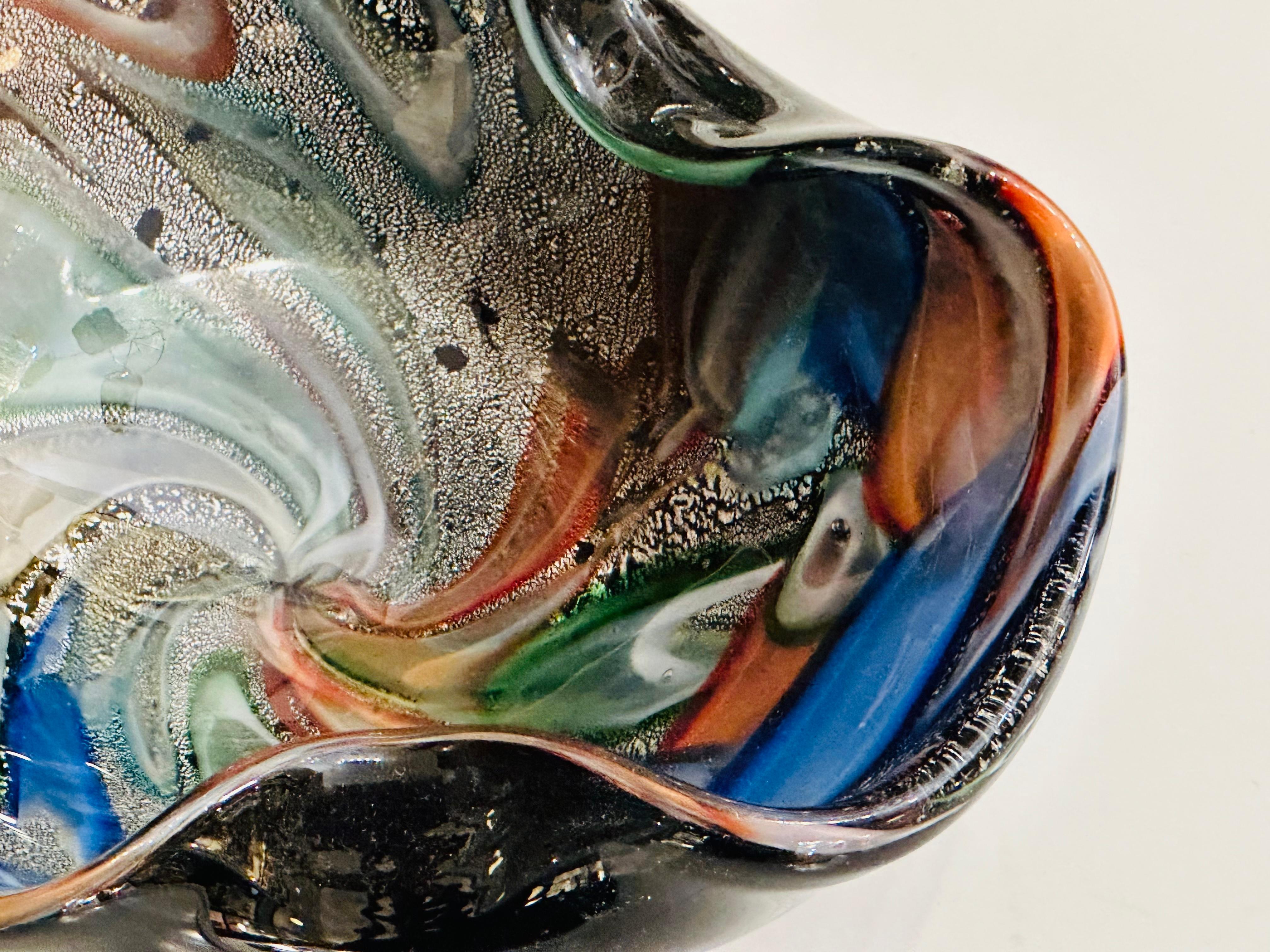 1960s Italian Murano Millefiori Glass Bowl Attr. Dino Martens & Arte Muranese 3