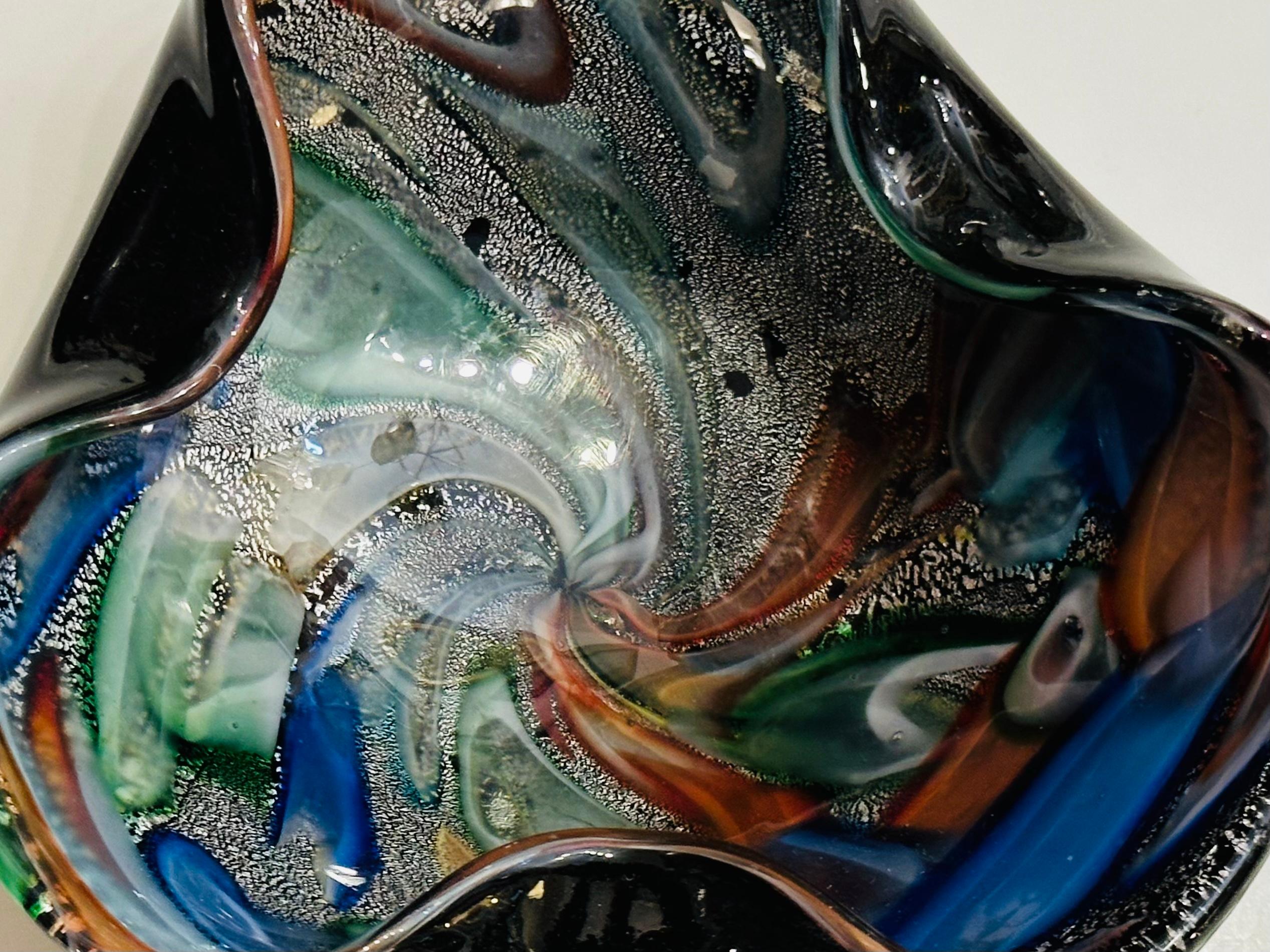 1960s Italian Murano Millefiori Glass Bowl Attr. Dino Martens & Arte Muranese 4