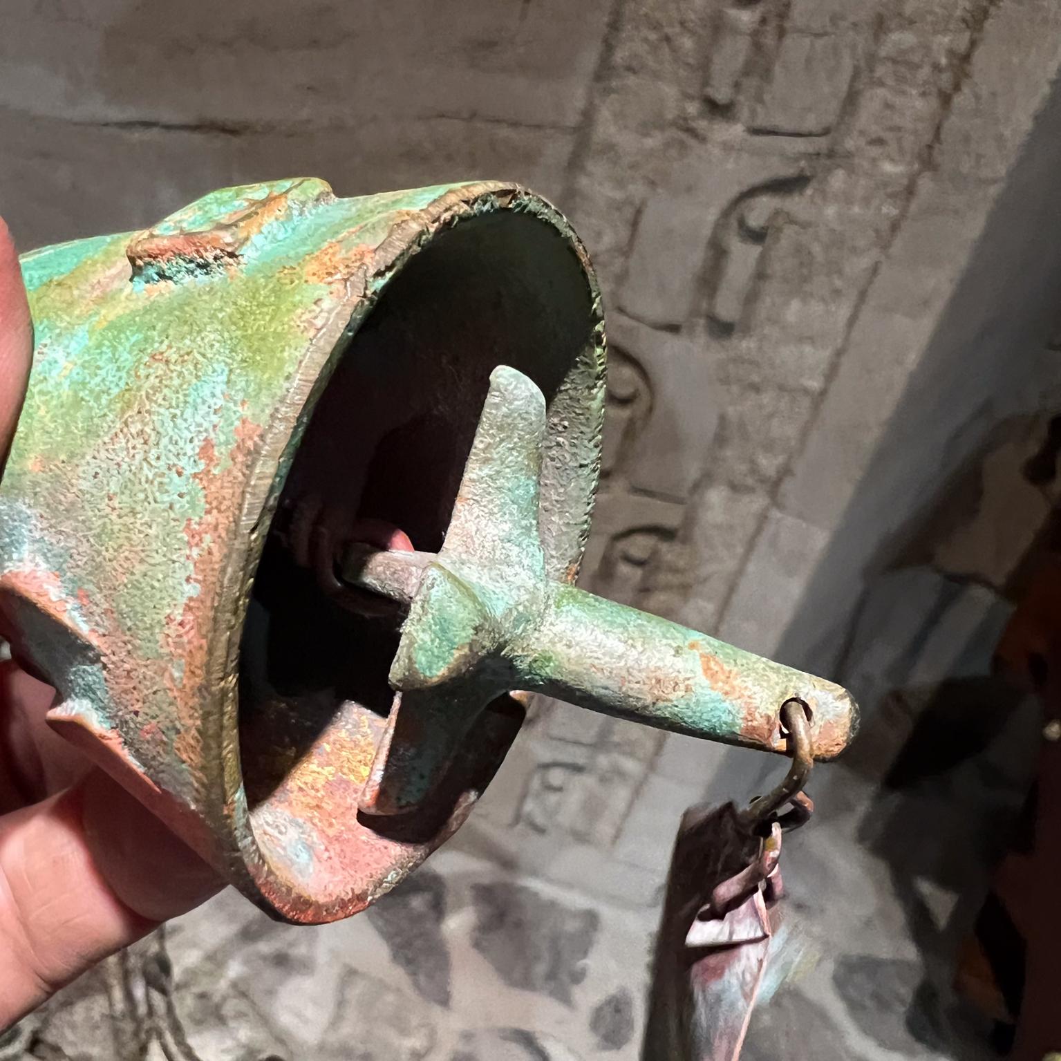 1960s Italian Paolo Soleri Bronze Wind Chime Garden Bell For Sale 4