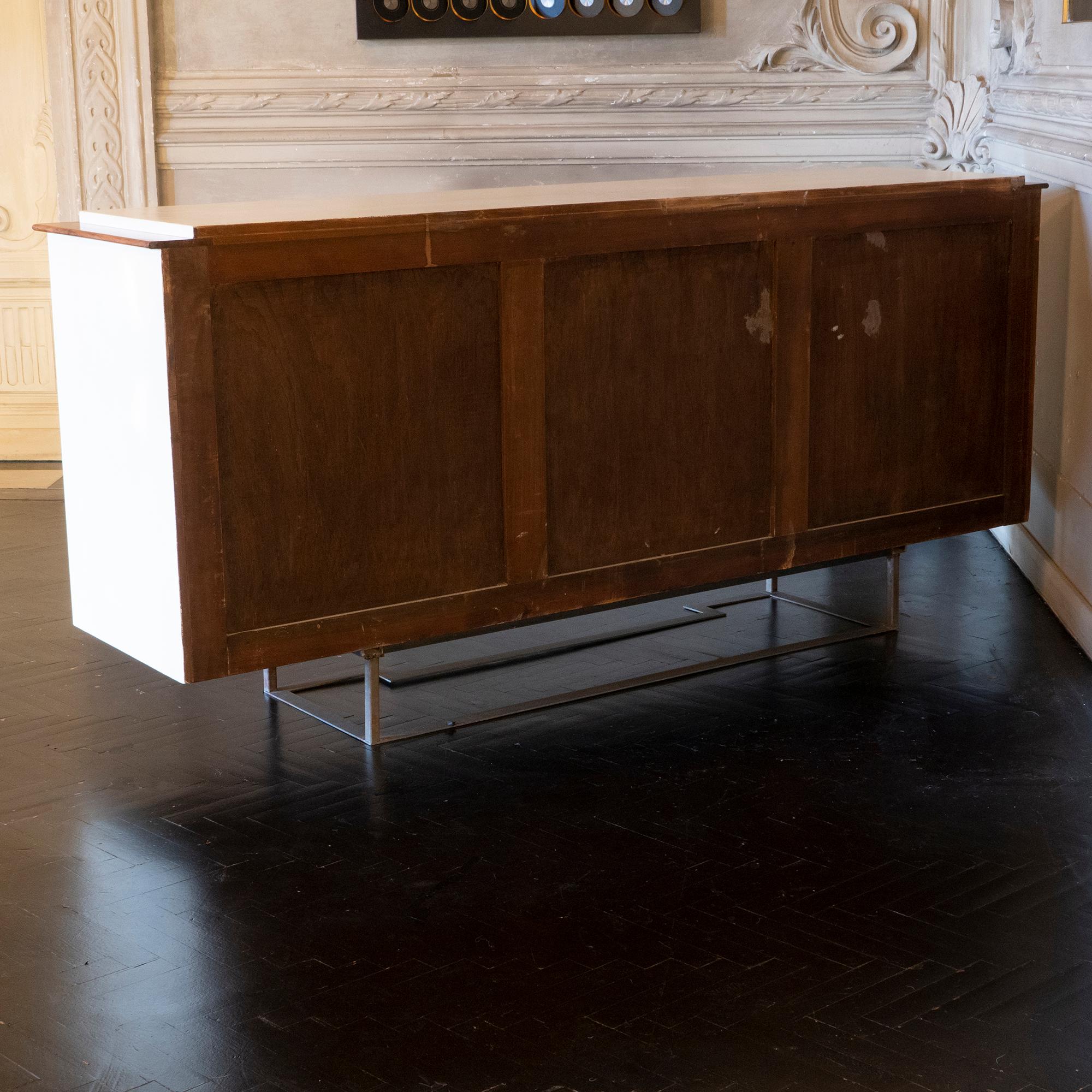 1960s Italian Parchment and Oak Sideboard 8
