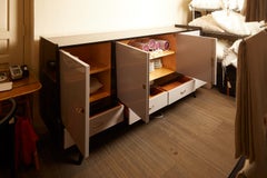 1960s Italian Piano Finish Credenza