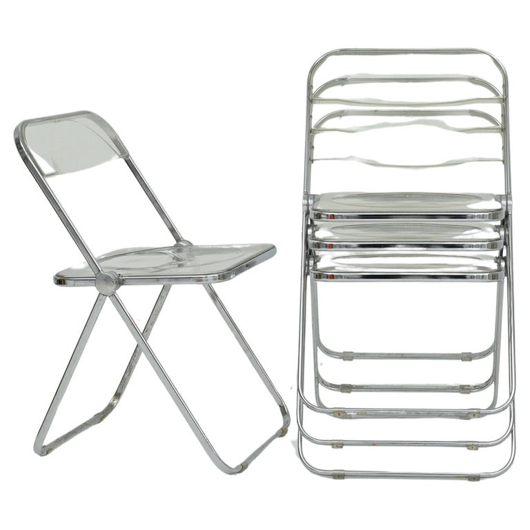 Sedia pieghevole in lucite trasparente "Plia" di Giancarlo Piretti per  Anonima, anni '60. su 1stDibs | sedie trasparenti pieghevoli, sedie  pieghevoli trasparenti design, sedie pieghevoli trasparenti