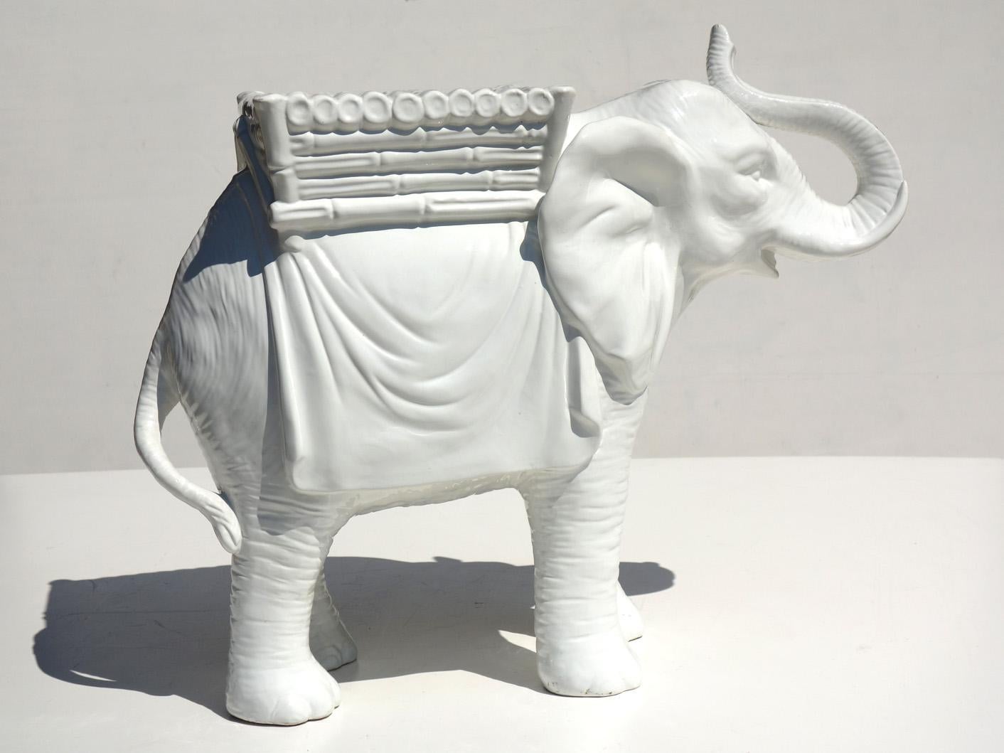 elephant pottery