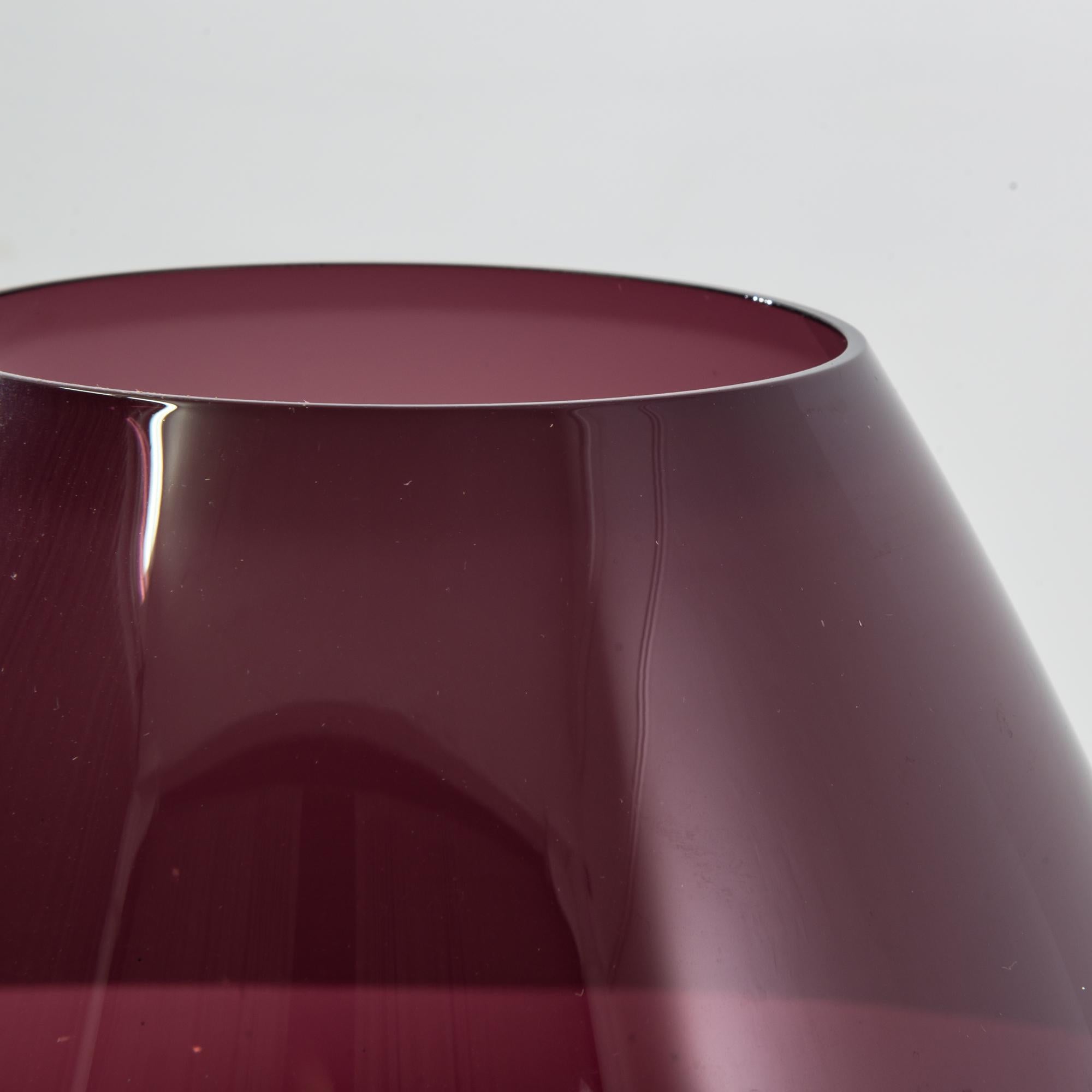 1960s Italian Purple Glass Goblet For Sale 2