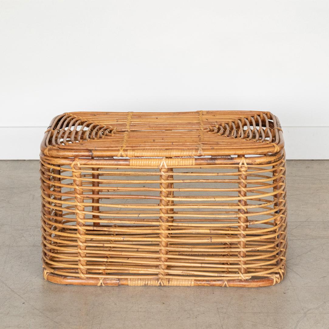 hinged basket with lid