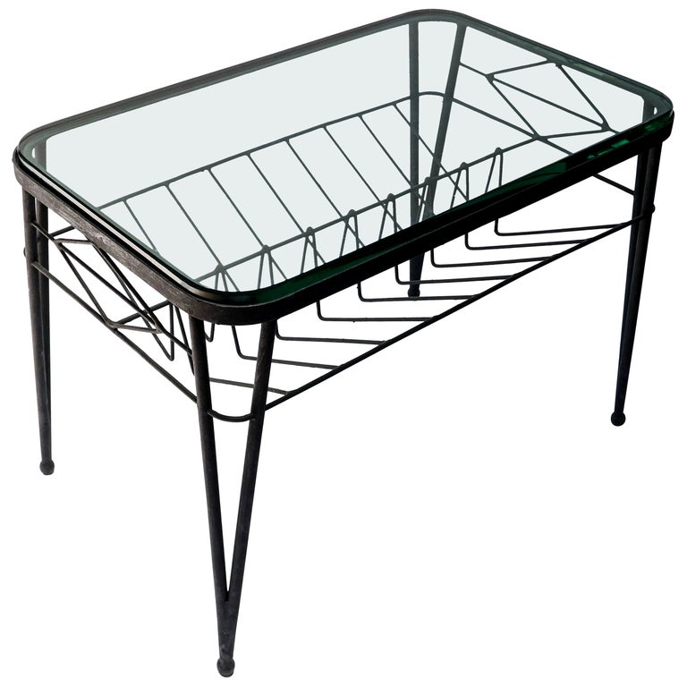 1960s Italian Rectangular Black Metal Side Table With Glass Top For At 1stdibs - Small Black Metal Rectangle Side Table 1960s Italian Rectangular Black Metal Side Table With Glass Top For At 1stdibs - Small Black Metal Rectangle Side Table