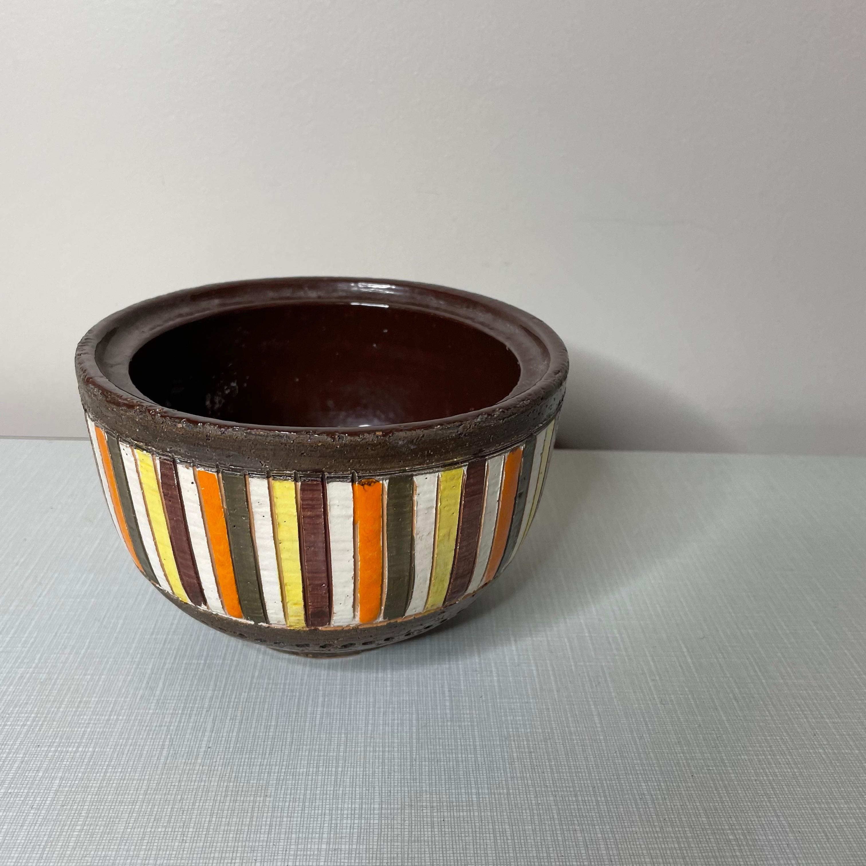 Mid-Century Modern 1960s Italian Rosenthal, Netter Ceramic Candy Dish