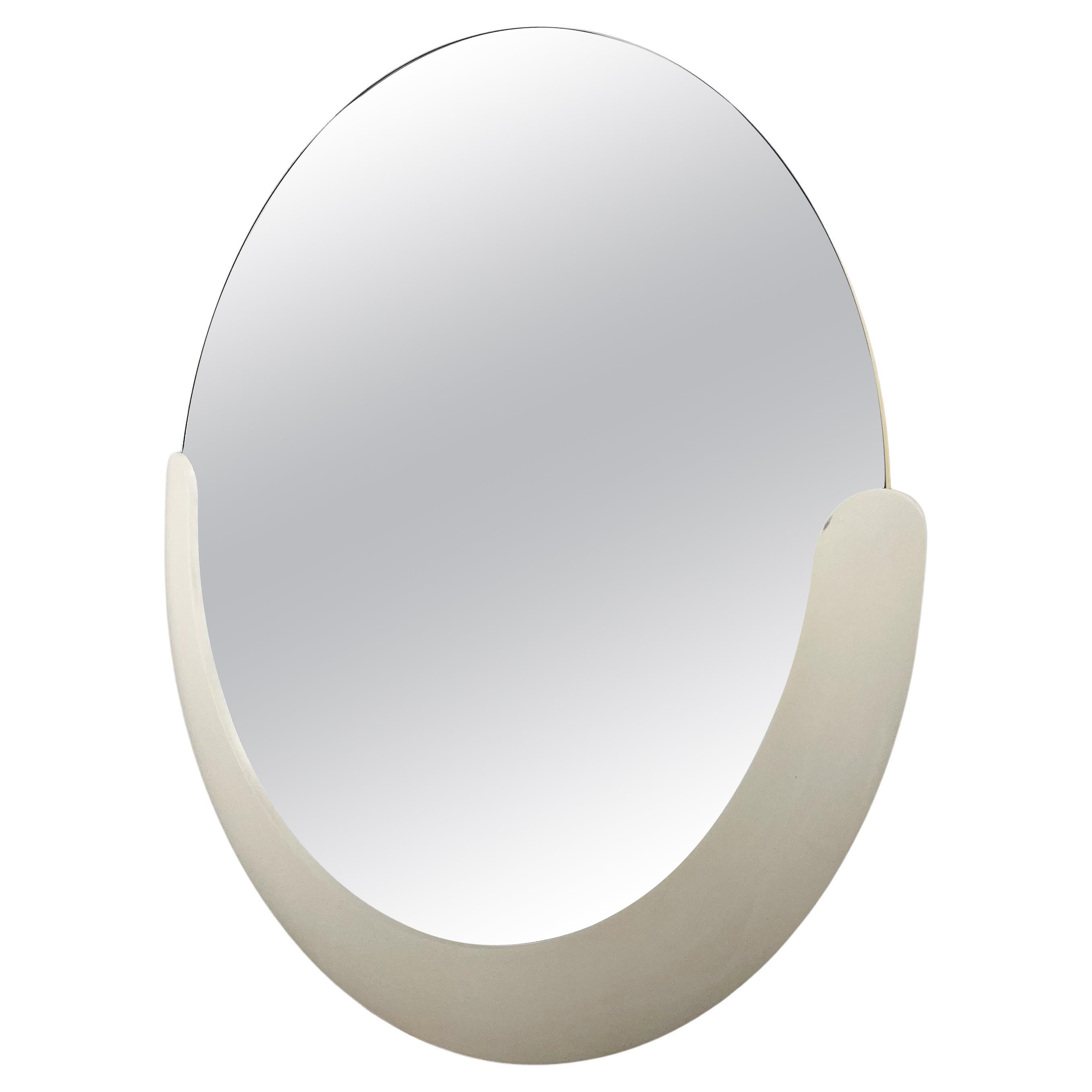 1960's Italian Round Wall Mirror