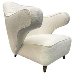 Italienischer skulpturaler Loungesessel aus den 1960er Jahren