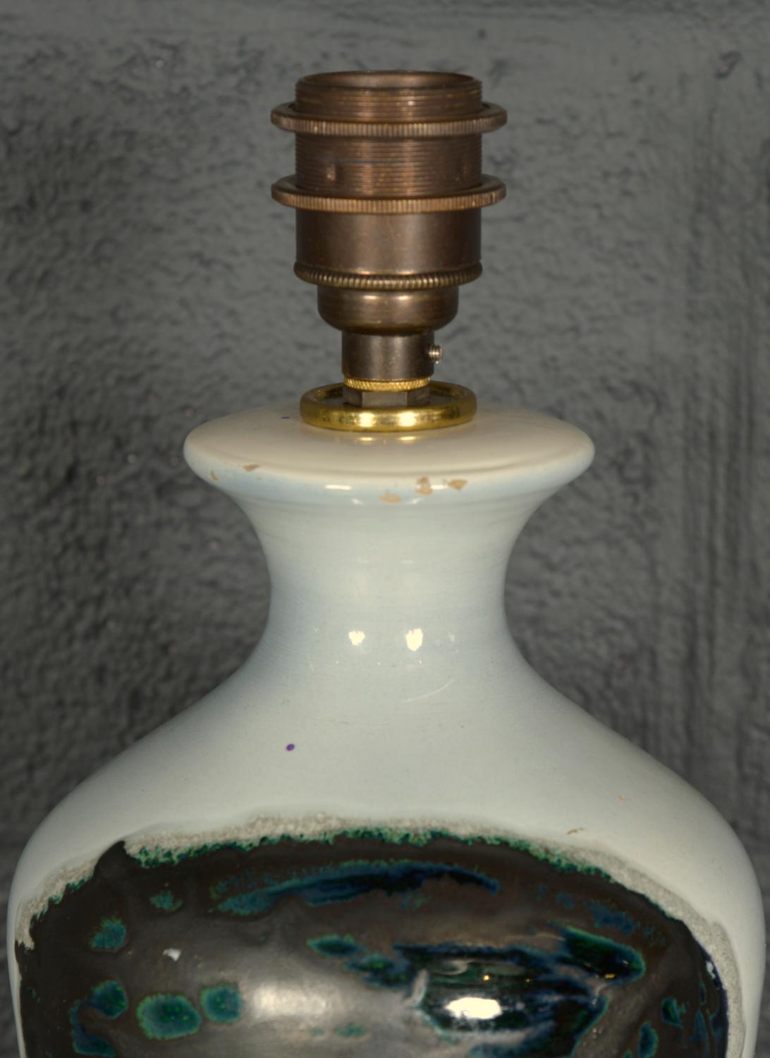 Italienische Sgraffito-Tischlampe aus Keramik, Augusto Giulianelli San Marino, 1960er Jahre im Angebot 10